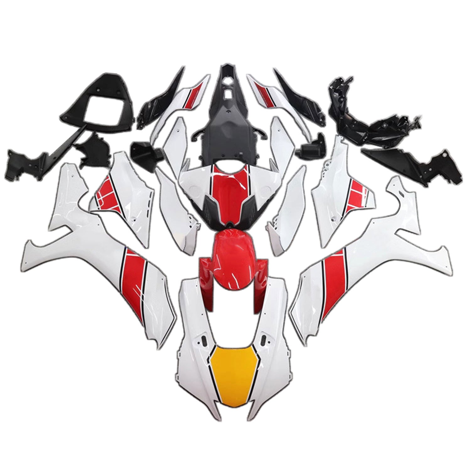 2020-2025 Yamaha YZF R1 Kit de carénage d'injection carrosserie plastique ABS #101