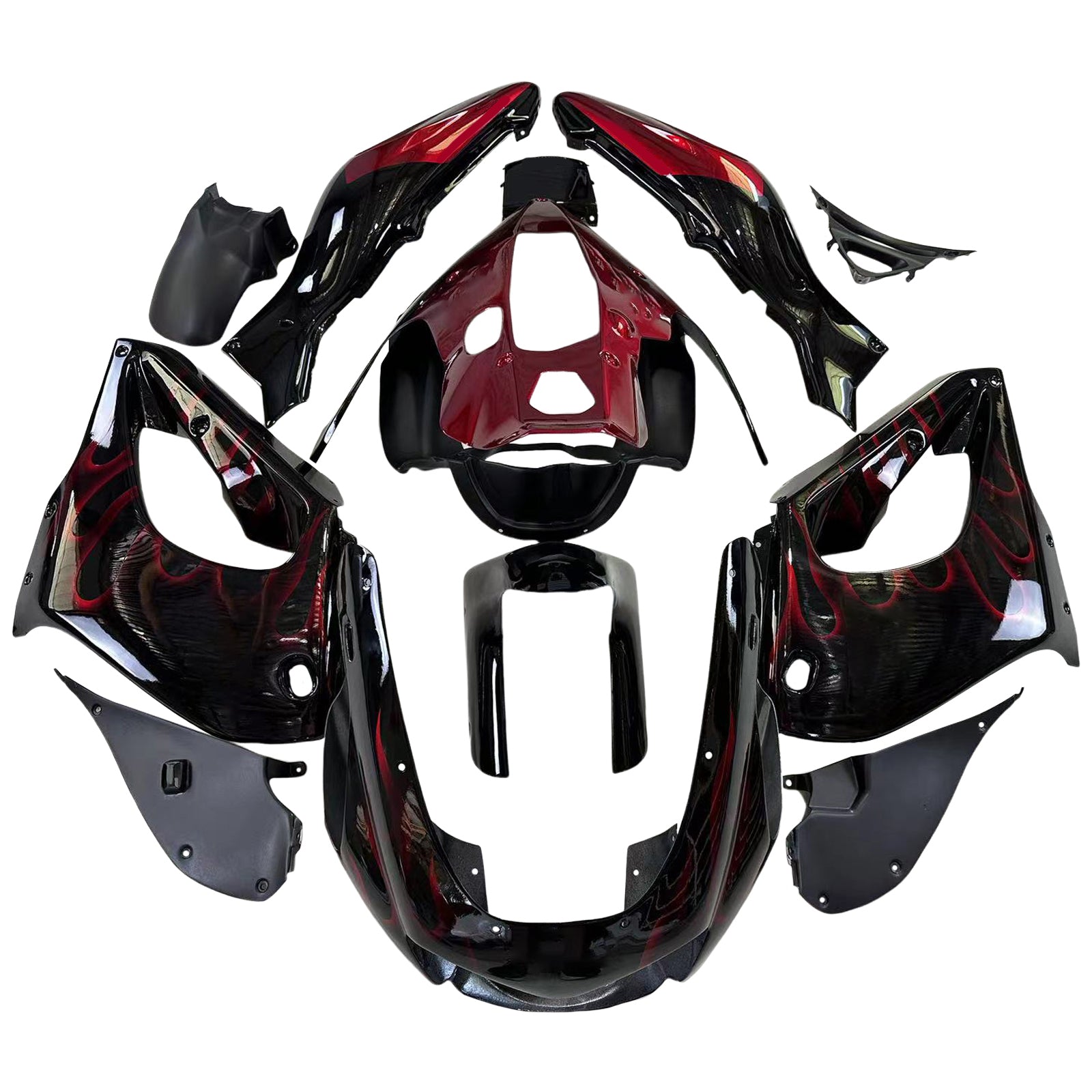 1997-2007 Yamaha YZF1000R Thunderace Amotopart Injection Fairing Kit Kaross ABS #105