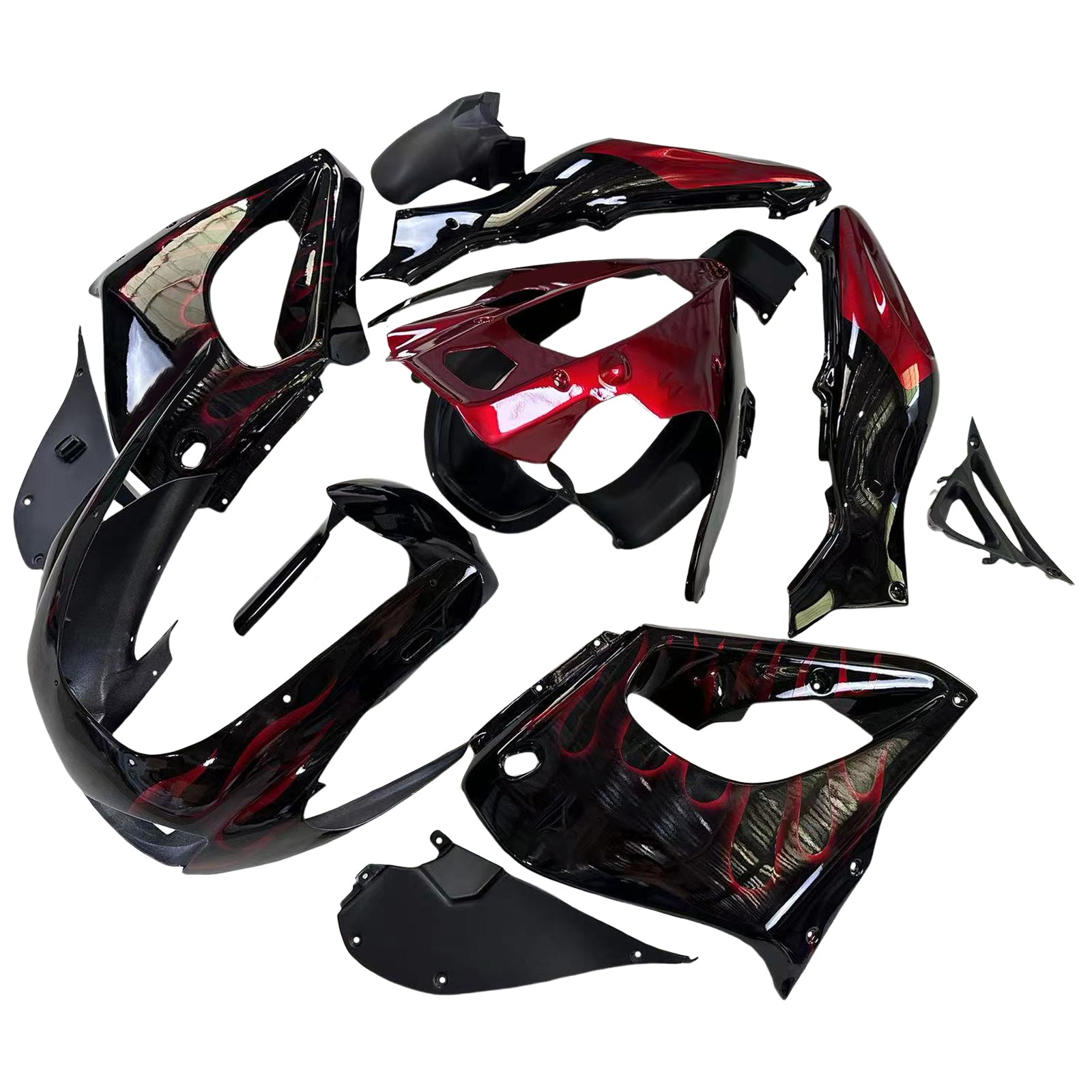 1997-2007 Yamaha YZF1000R Thunderace Amotopart Injection Fairing Kit Kaross ABS #105