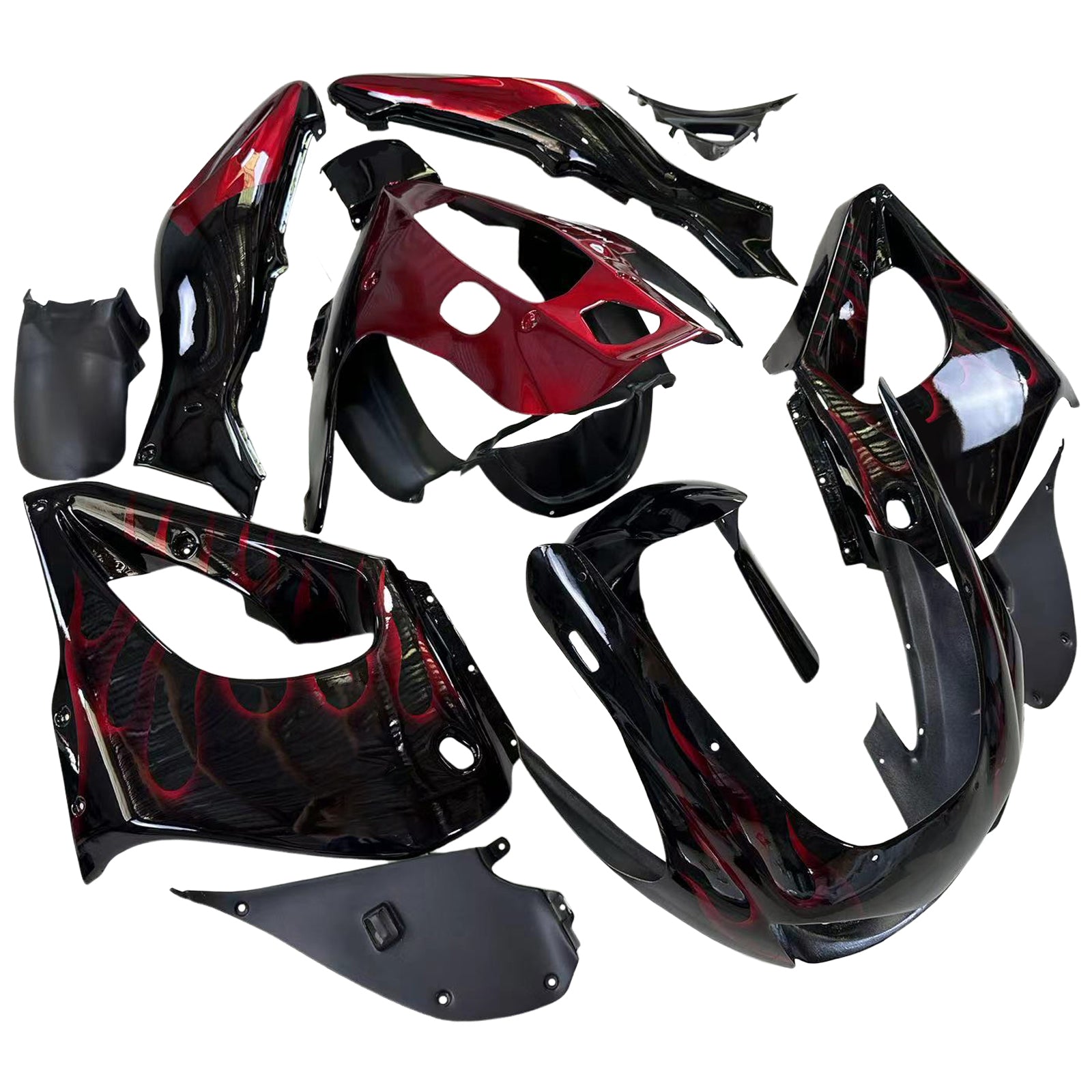 1997-2007 Yamaha YZF1000R Thunderace Amotopart Injection Fairing Kit Kaross ABS #105