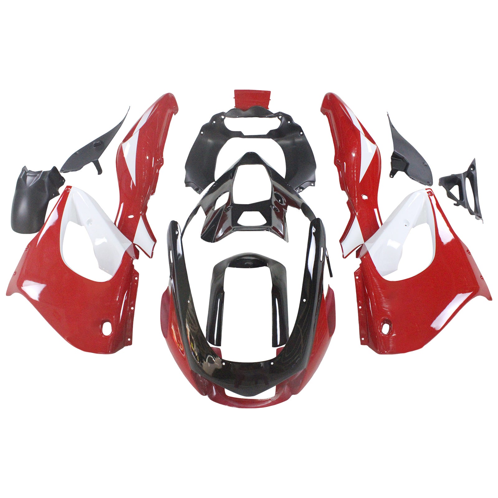 1997-2007 Yamaha YZF1000R Thunderace Amotopart Kit de carénage d'injection carrosserie ABS #109