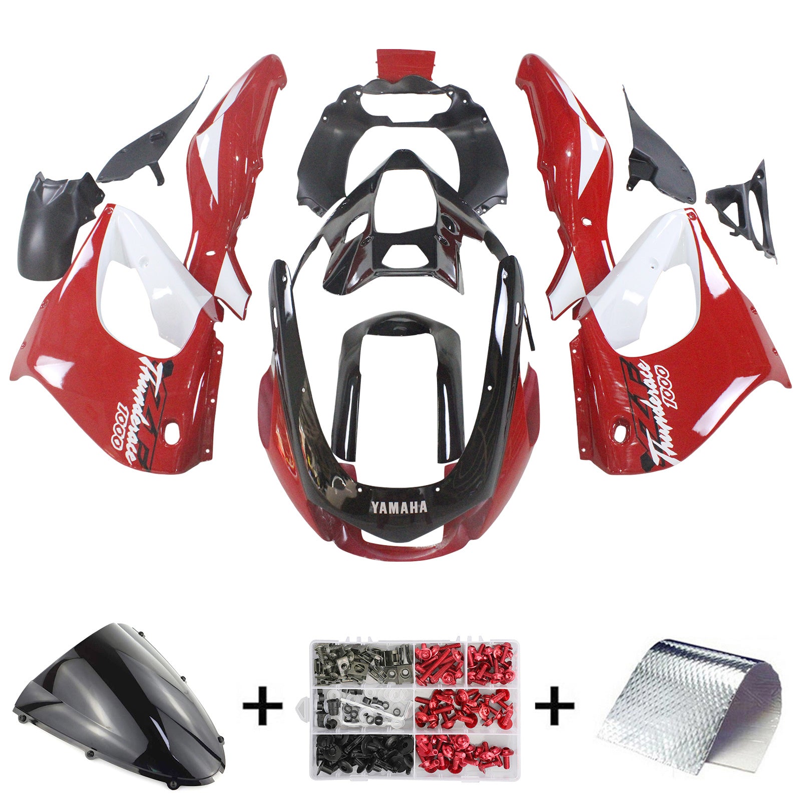 1997-2007 Yamaha YZF1000R Thunderace Amotopart Injection Fairing Kit Bodywork ABS #109