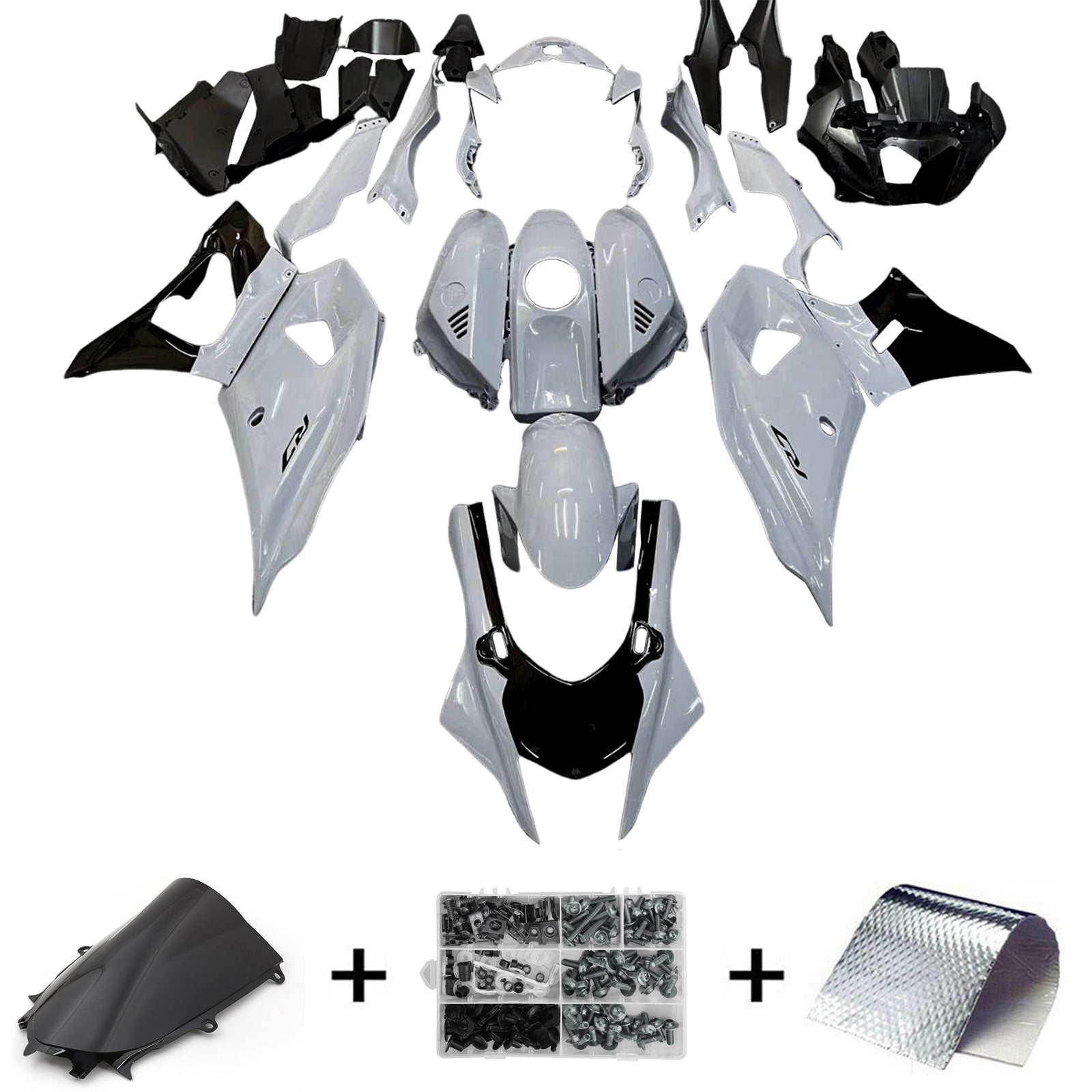 Kit de carénage Yamaha YZF-R7 2021-2024, carrosserie en plastique ABS