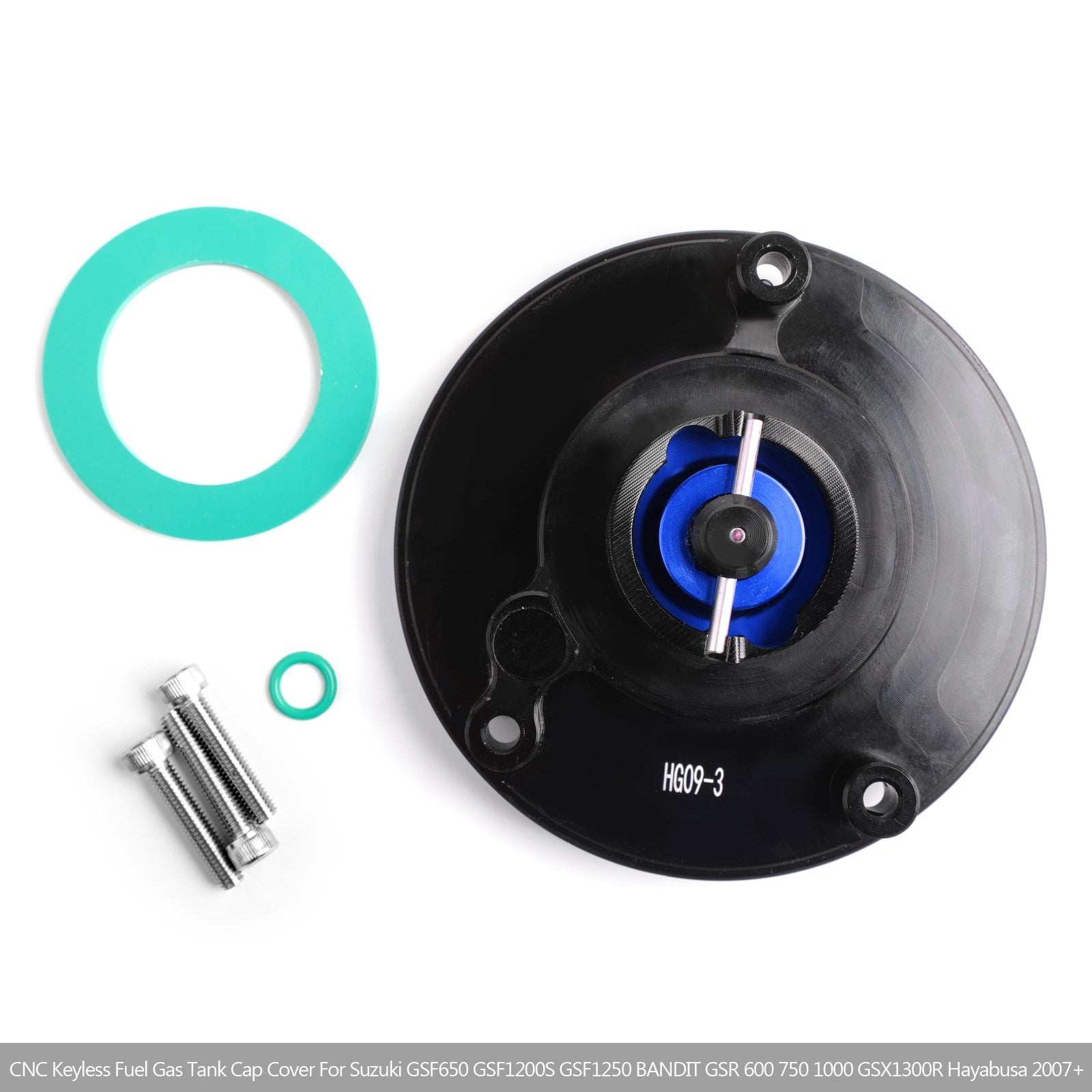 Quick Release Fuel Gas Cap Black For Suzuki SV650 SV650S SV1000 SV1000S 03-18