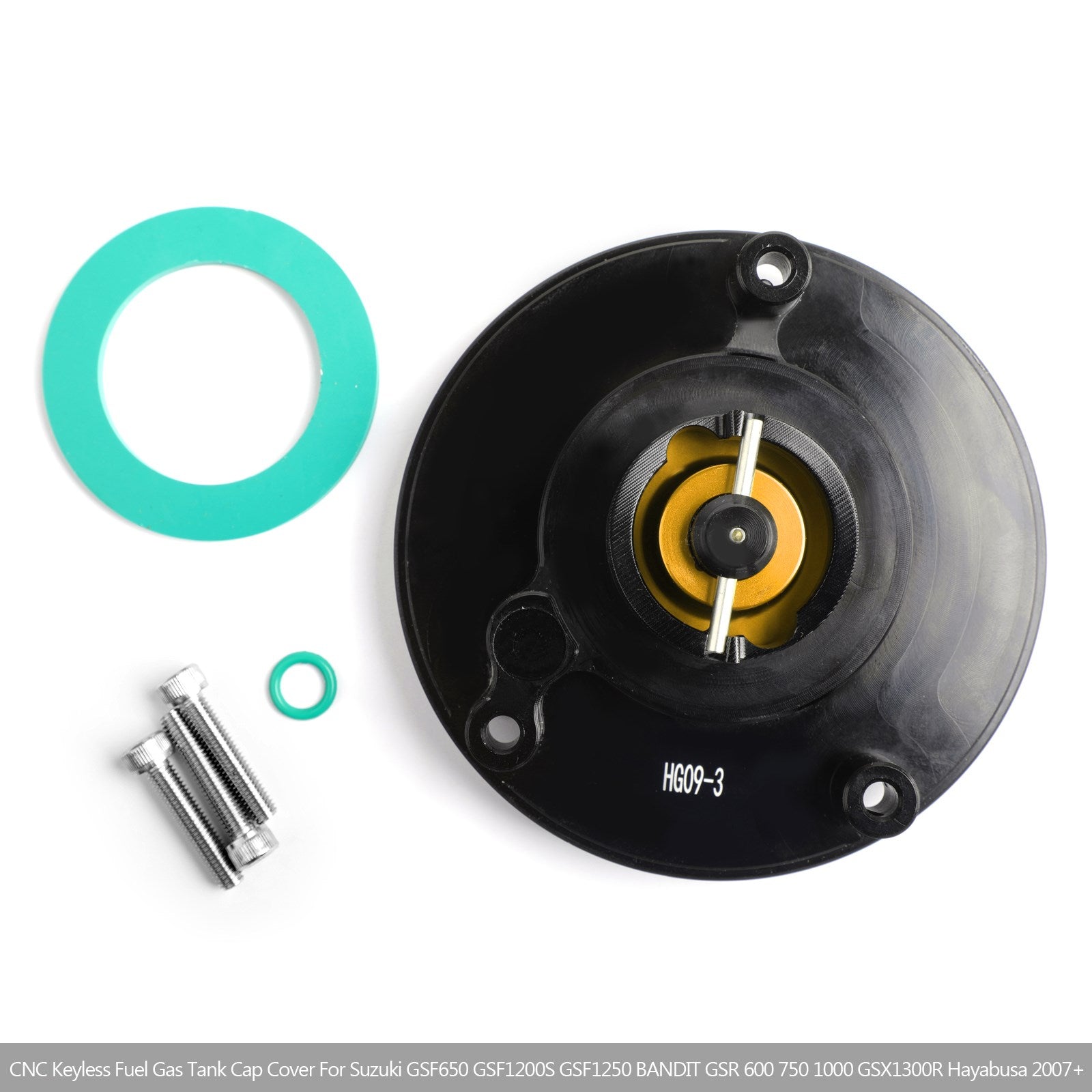 Quick Release Fuel Gas Cap Black For Suzuki SV650 SV650S SV1000 SV1000S 03-18