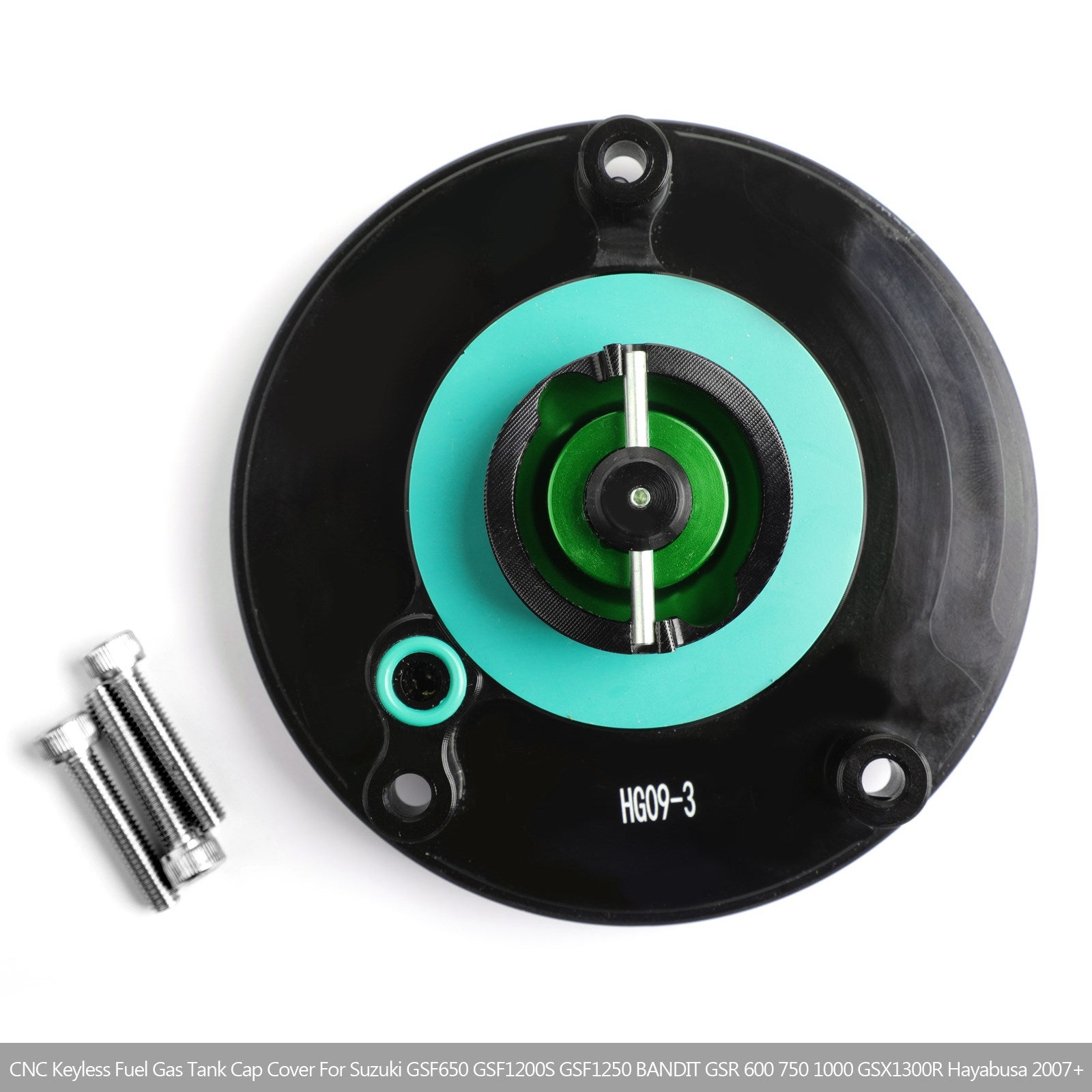 Quick Release Fuel Gas Cap Black For Suzuki SV650 SV650S SV1000 SV1000S 03-18