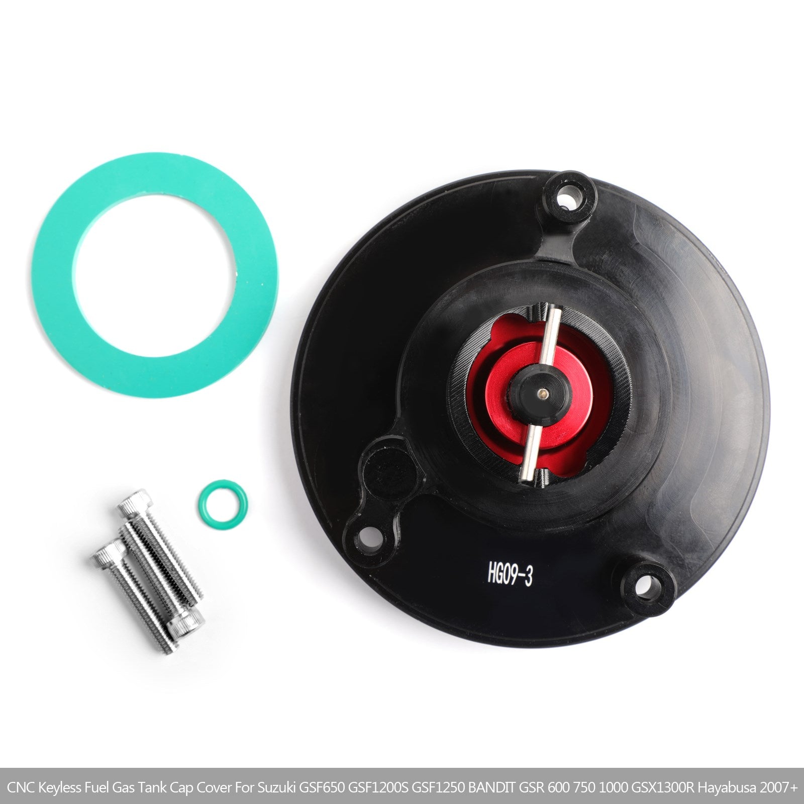 Quick Release Fuel Gas Cap Black For Suzuki SV650 SV650S SV1000 SV1000S 03-18