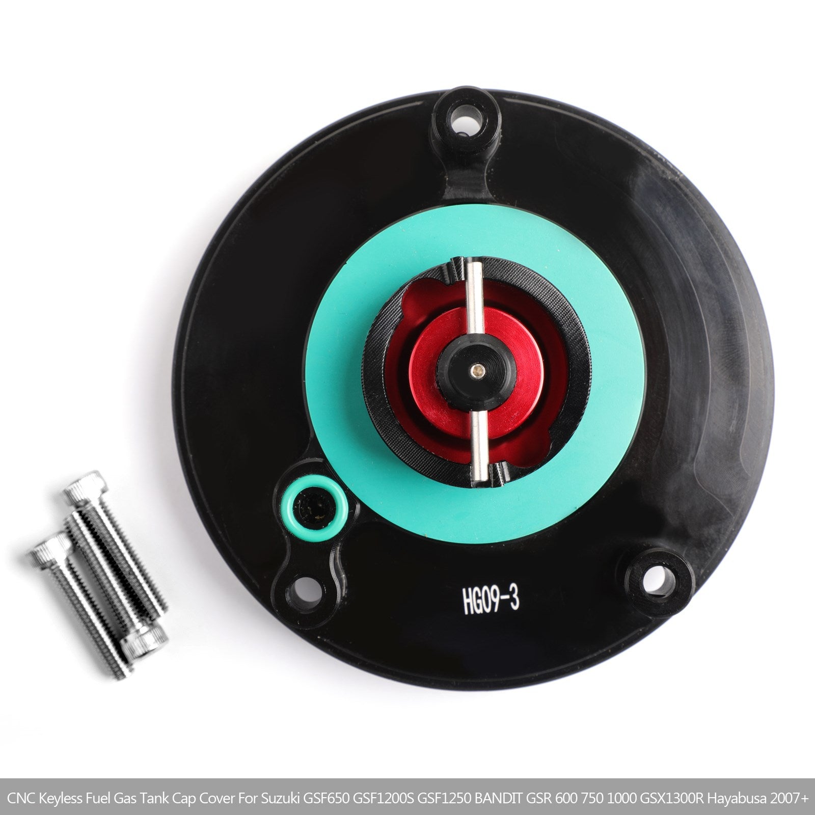 Quick Release Fuel Gas Cap Black For Suzuki SV650 SV650S SV1000 SV1000S 03-18