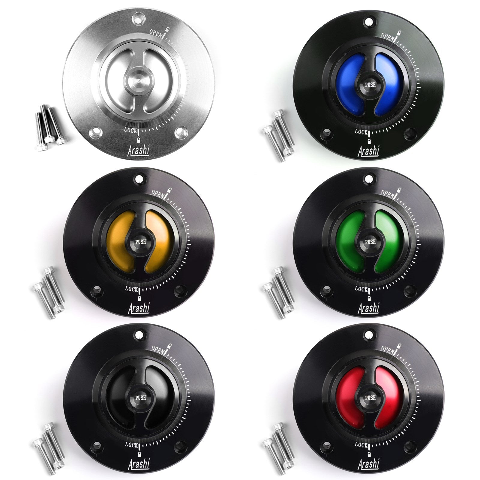 Quick Release Fuel Gas Cap Black For Suzuki SV650 SV650S SV1000 SV1000S 03-18