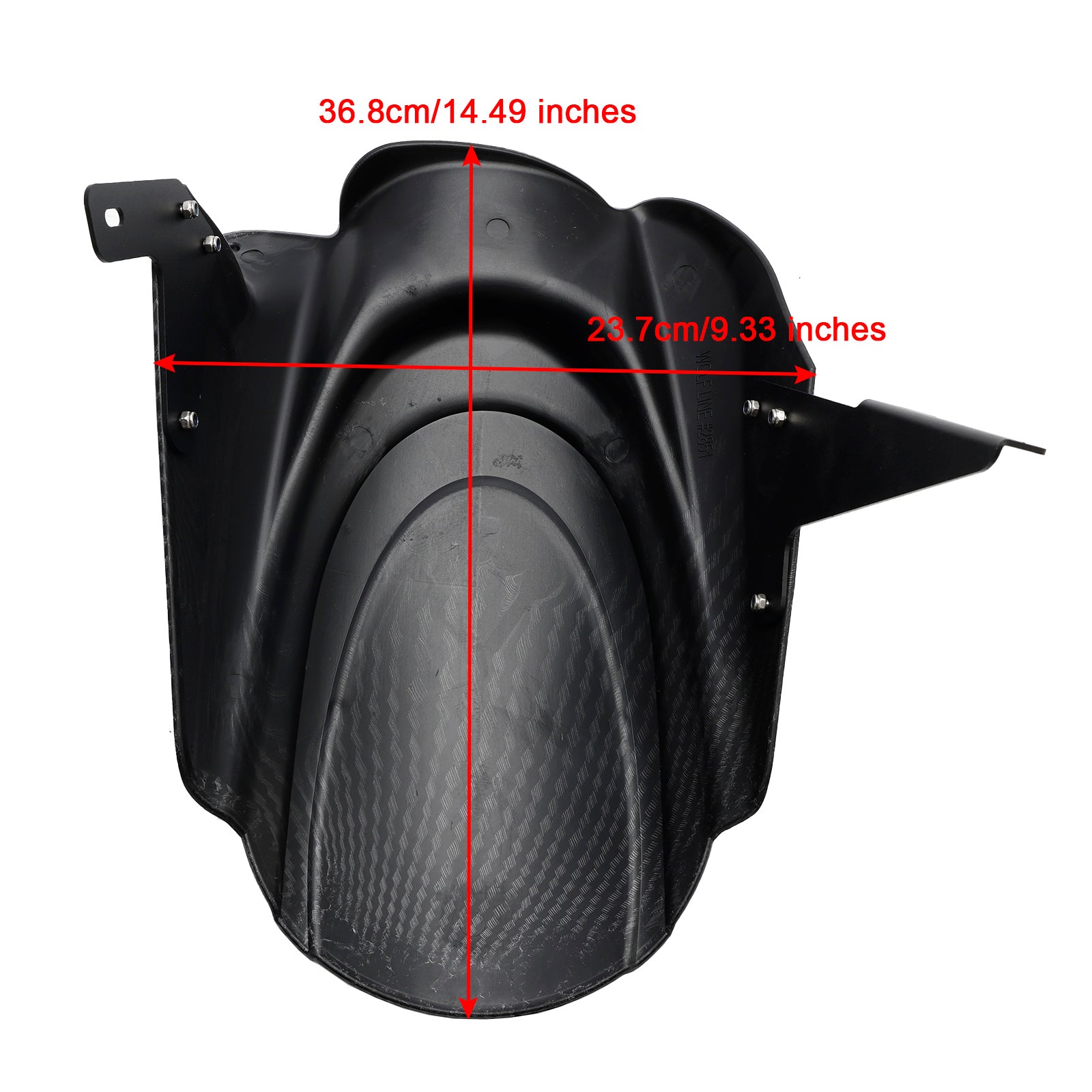 Rear Hugger Fender Mudguard for KAWASAKI VERSYS 650 KLE650 2015-2019 Carbon Generic