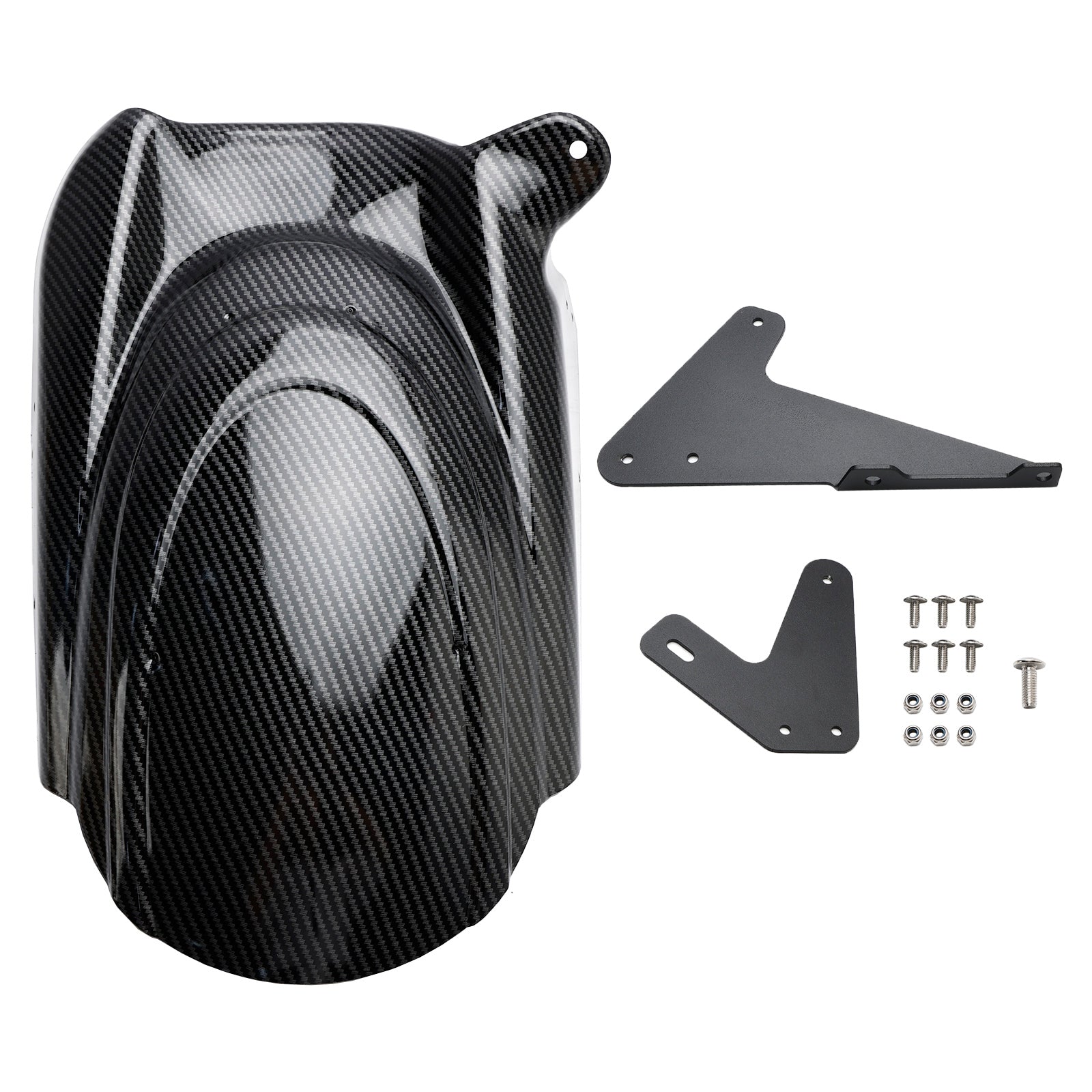 Rear Hugger Fender Mudguard for KAWASAKI VERSYS 650 KLE650 2015-2019 Carbon Generic