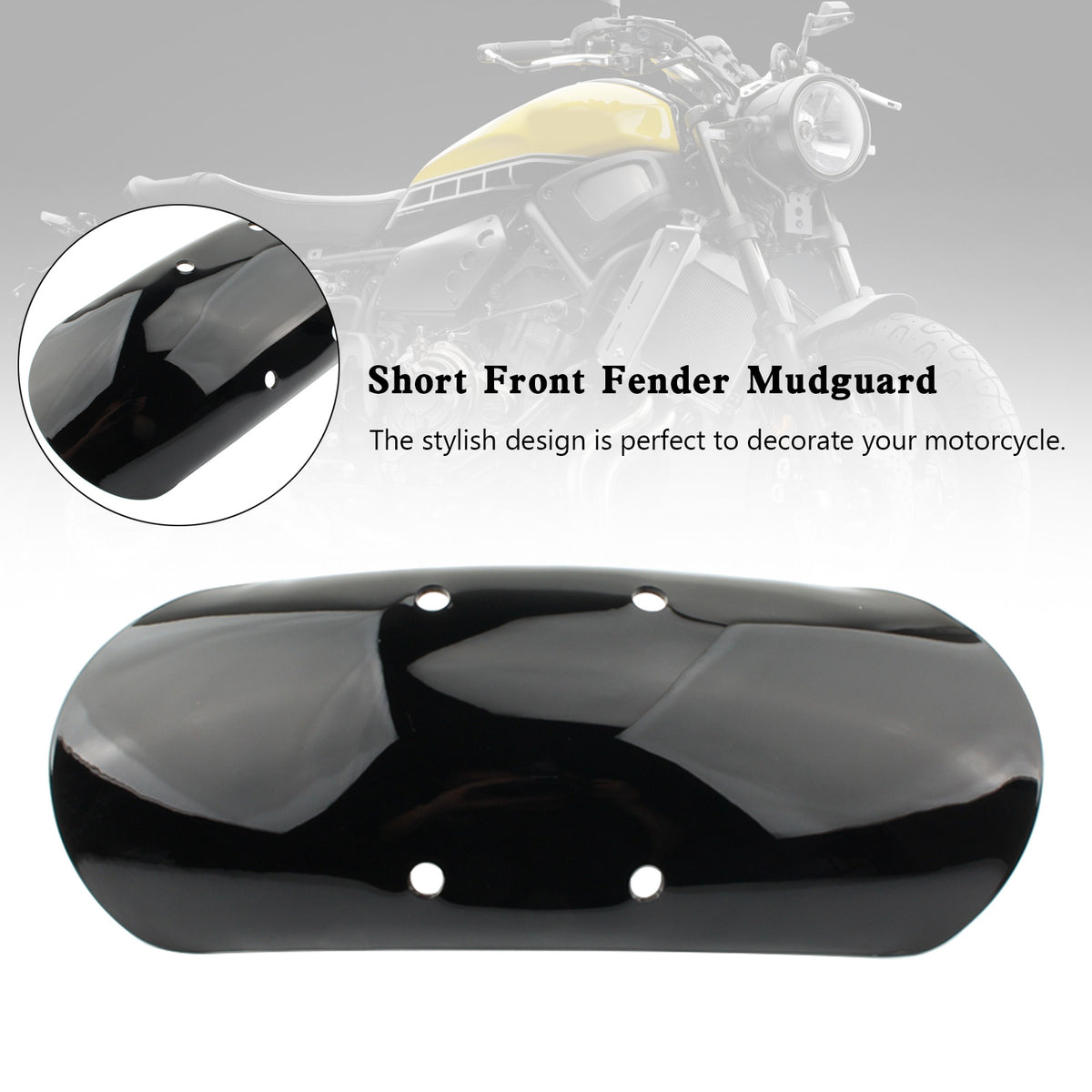 ABS Short Front Fender Mudguard For Moto Guzzi V7 III V7 II Stone Special Nevada