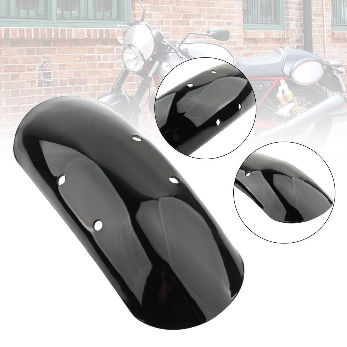 ABS Short Front Fender Mudguard For Moto Guzzi V7 III V7 II Stone Special Nevada