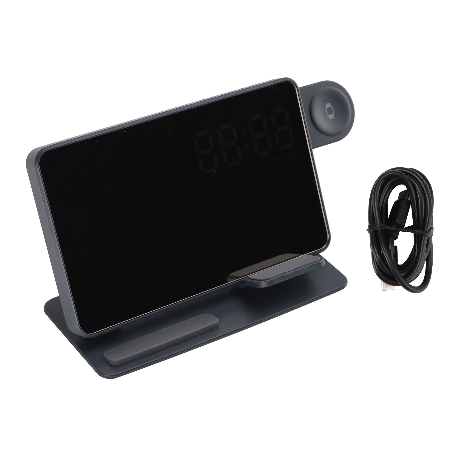 6-in-1 Wireless Charging Station Charger Clock for iPhone 17 16 15 Apple Watch