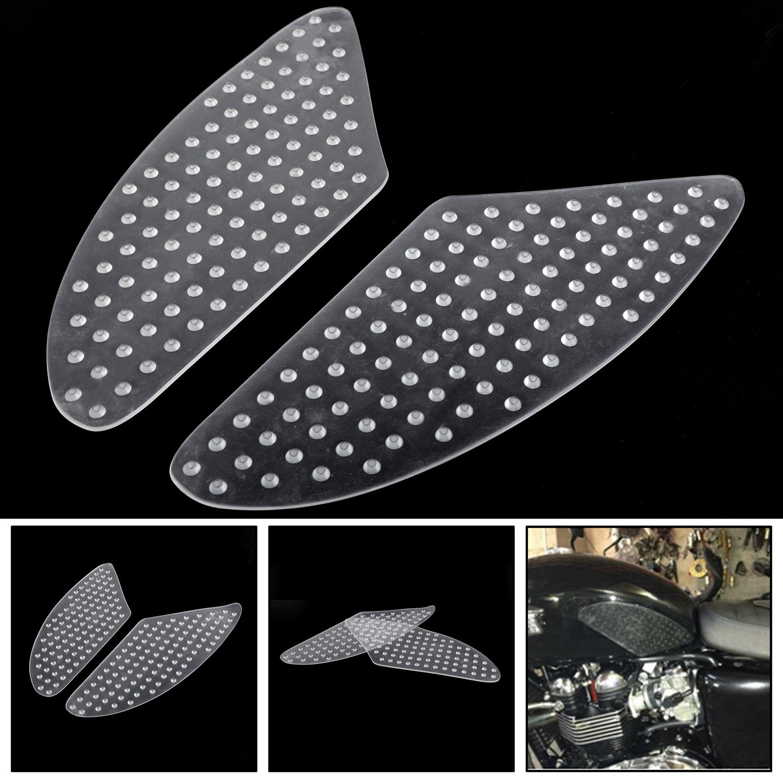 R1 Genouillère YAMAHA Pad R6 Protecteur Côté Réservoir 2007-2008 Traction YZF 2008-2012 Grip