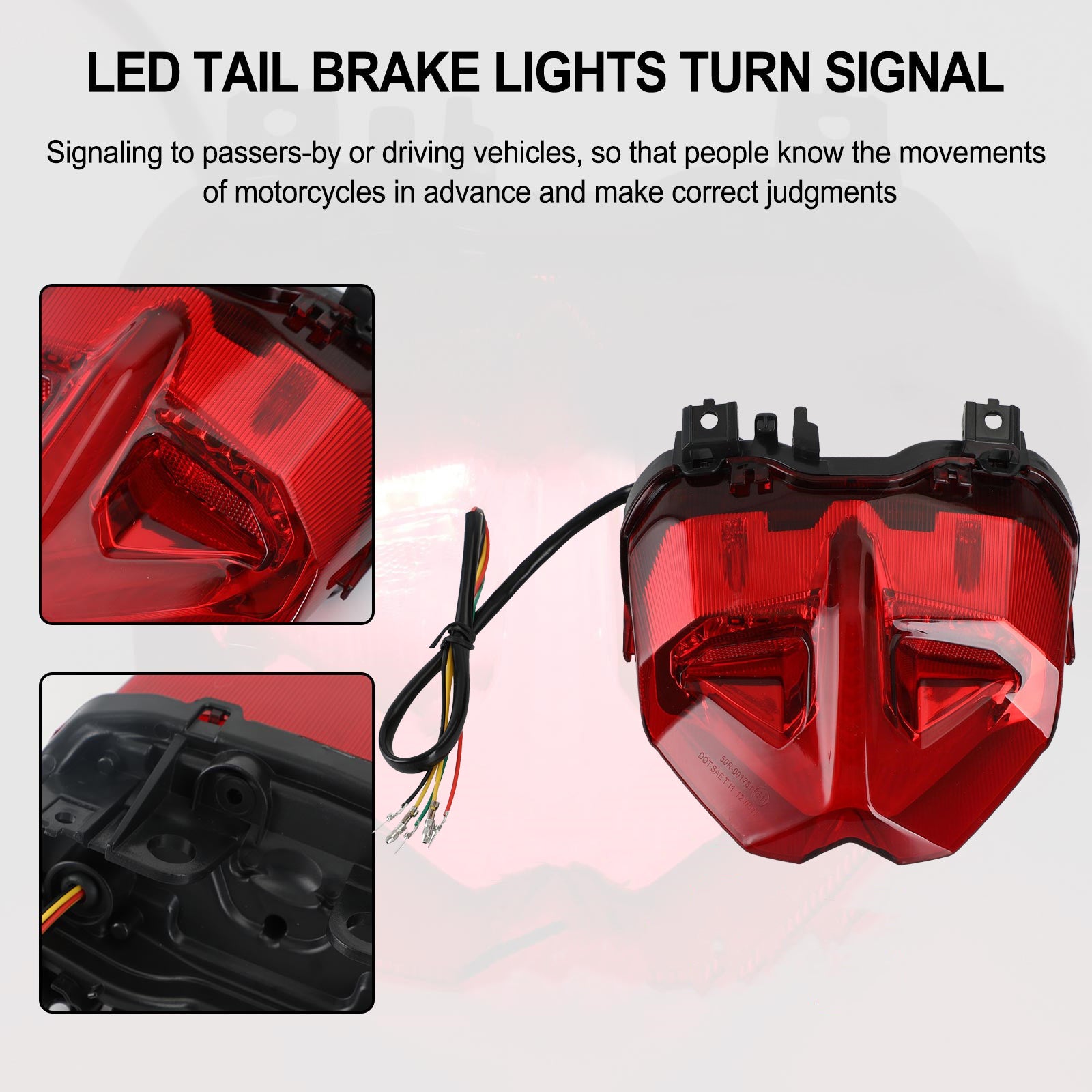 Tail Brake Lights Turn Signal Integrated For YAMAHA MT-09 MT10 SP 2021-2022 Generic