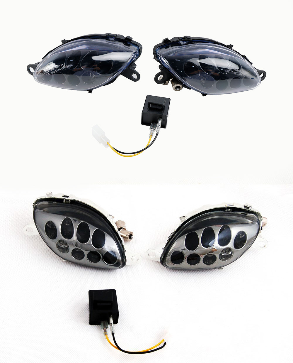 Suzuki Hayabusa GSXR1300 (1999-2007) Front Turn Signals 2 Color