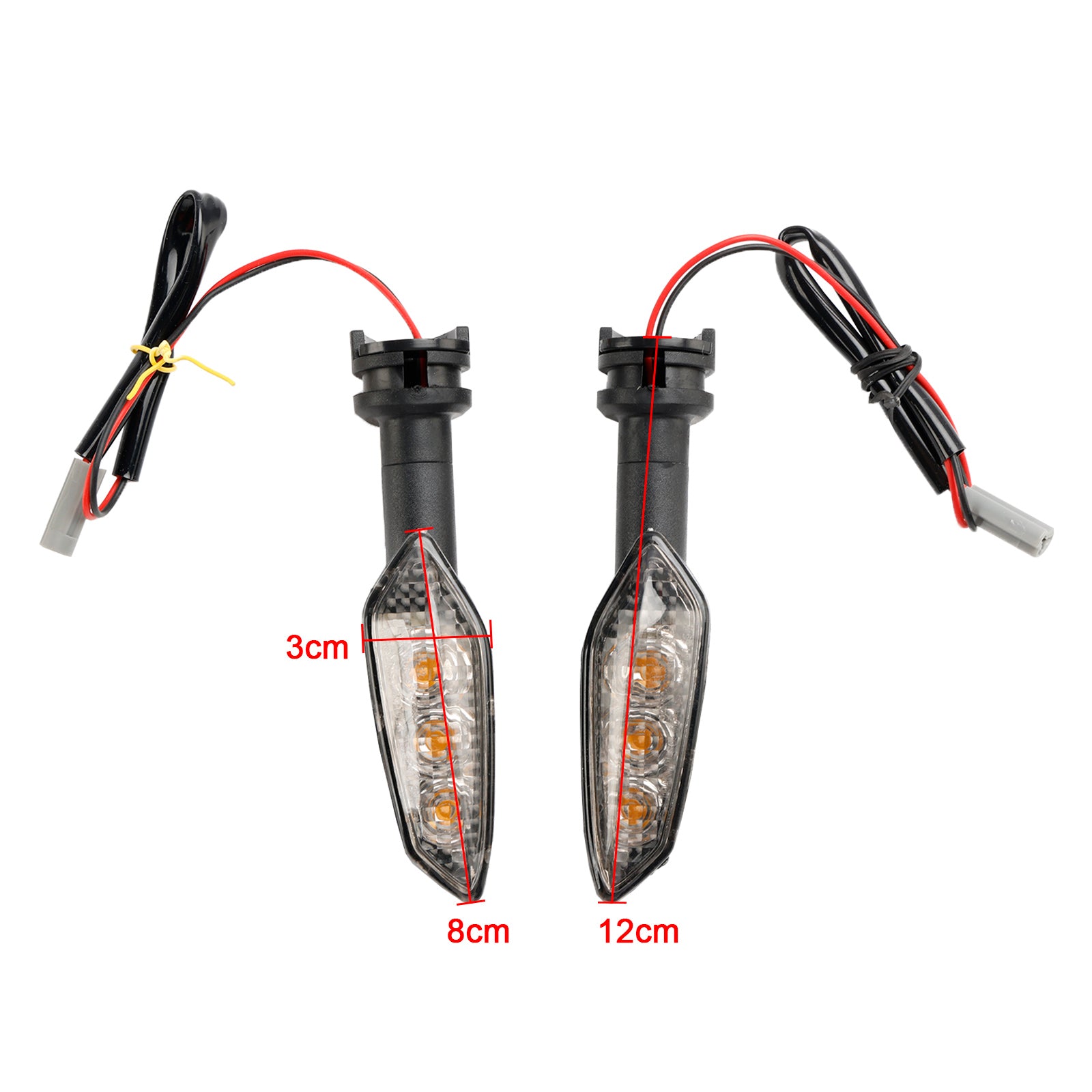 LED-richtingaanwijzers Amber-indicatielampen voor Yamaha FZ6 N/S 2004-2009