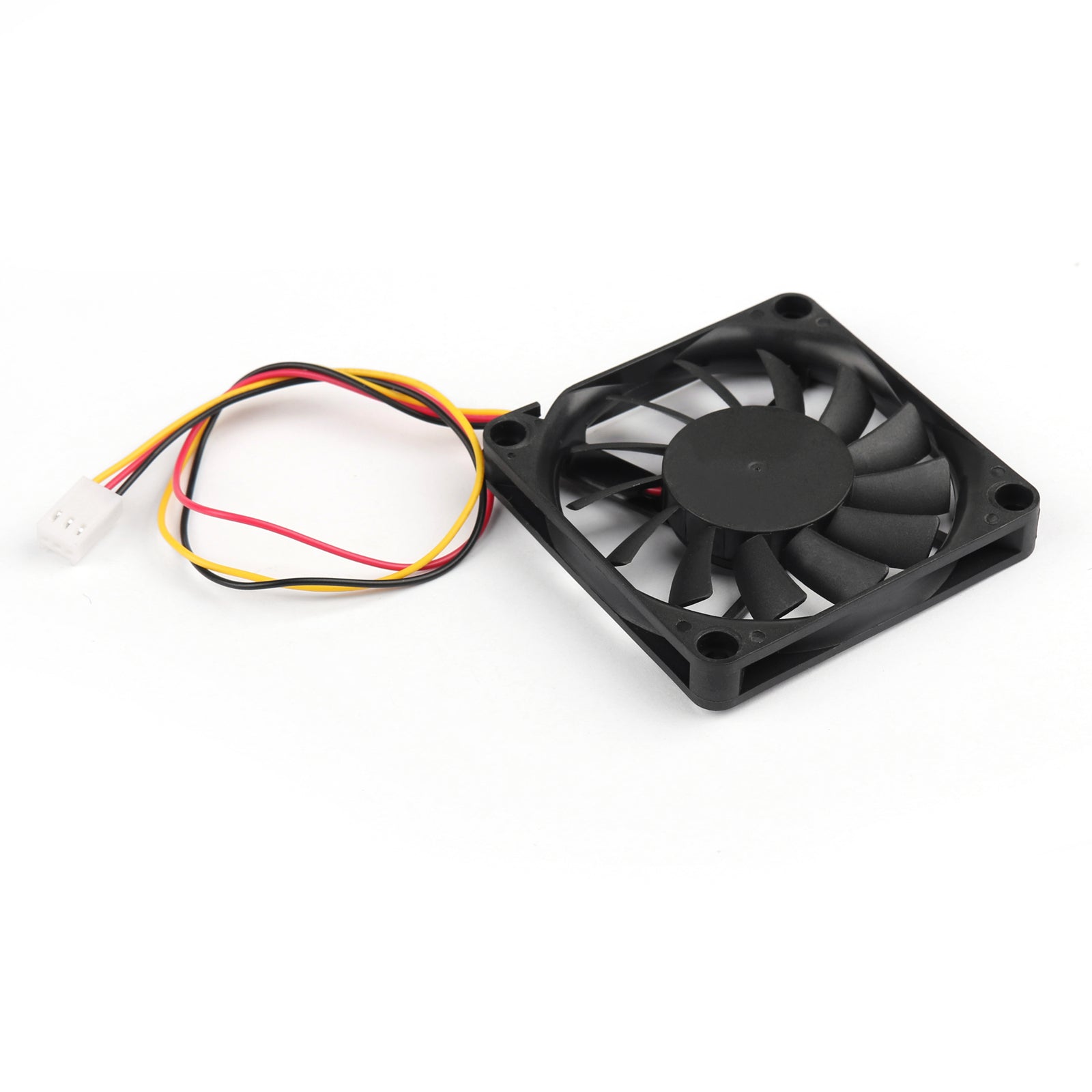 Fil de refroidissement ventilateur ordinateur DC 7010s PC broche 3 0.15A 12V sans brosse U3 70x70x10mm