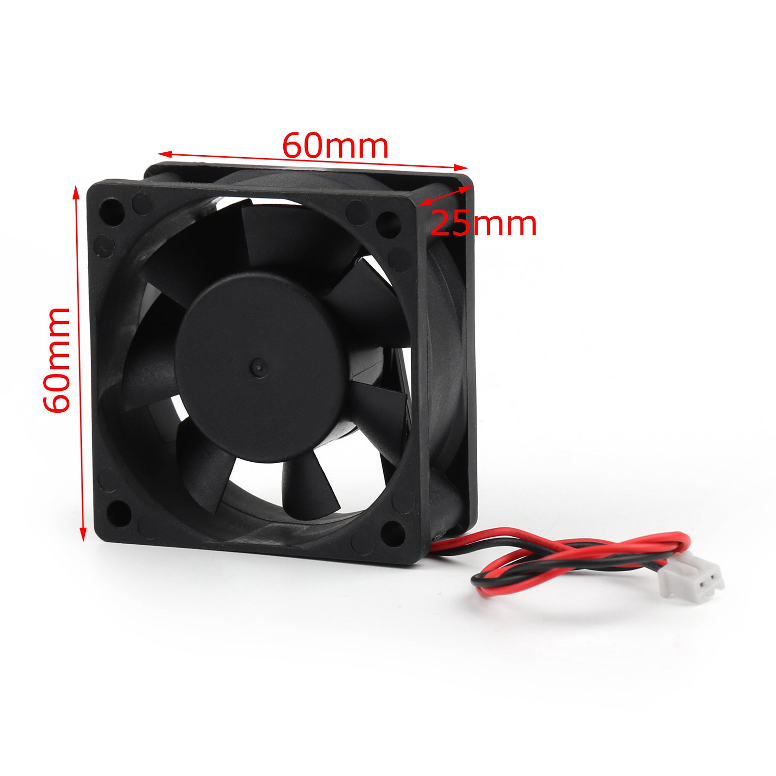 1 Stuks DC Borstelloze Koelventilator 24V 0.15A 6025S 60x60x25mm 2 Pin CUP Computer Fan