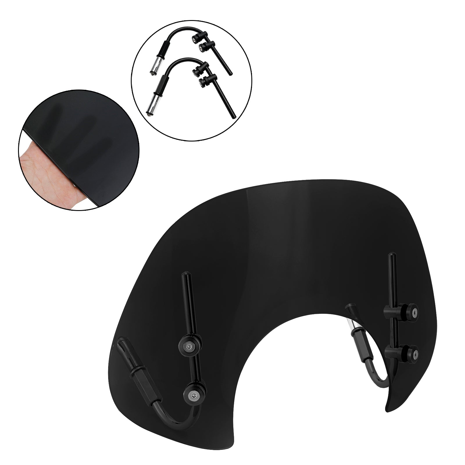 2017-2022 Vespa GTS250 GTS300 Short Windshield WindScreen