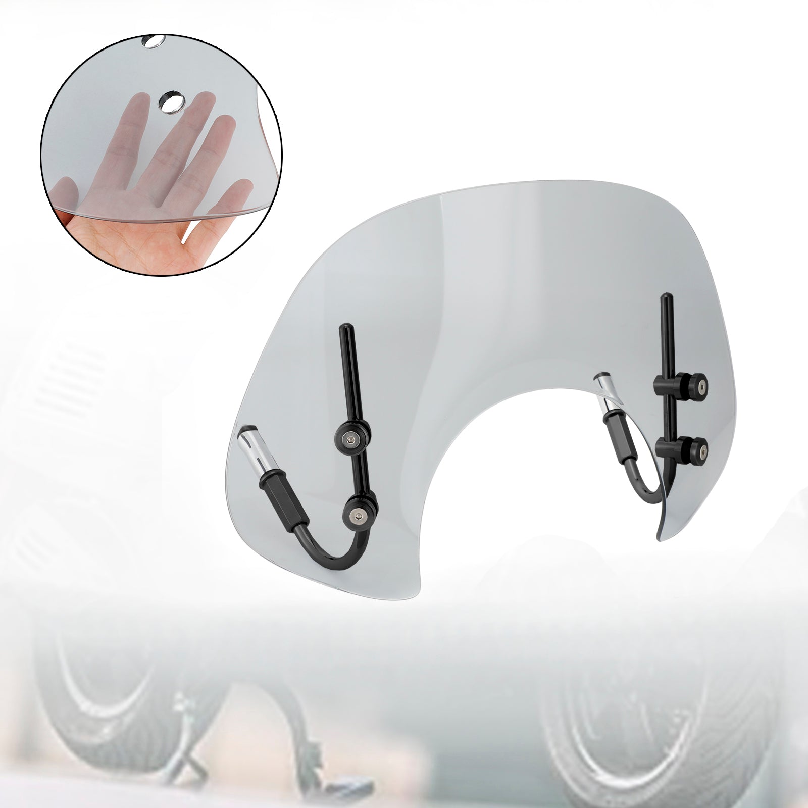 2017-2022 Vespa GTS250 GTS300 Short Windshield WindScreen