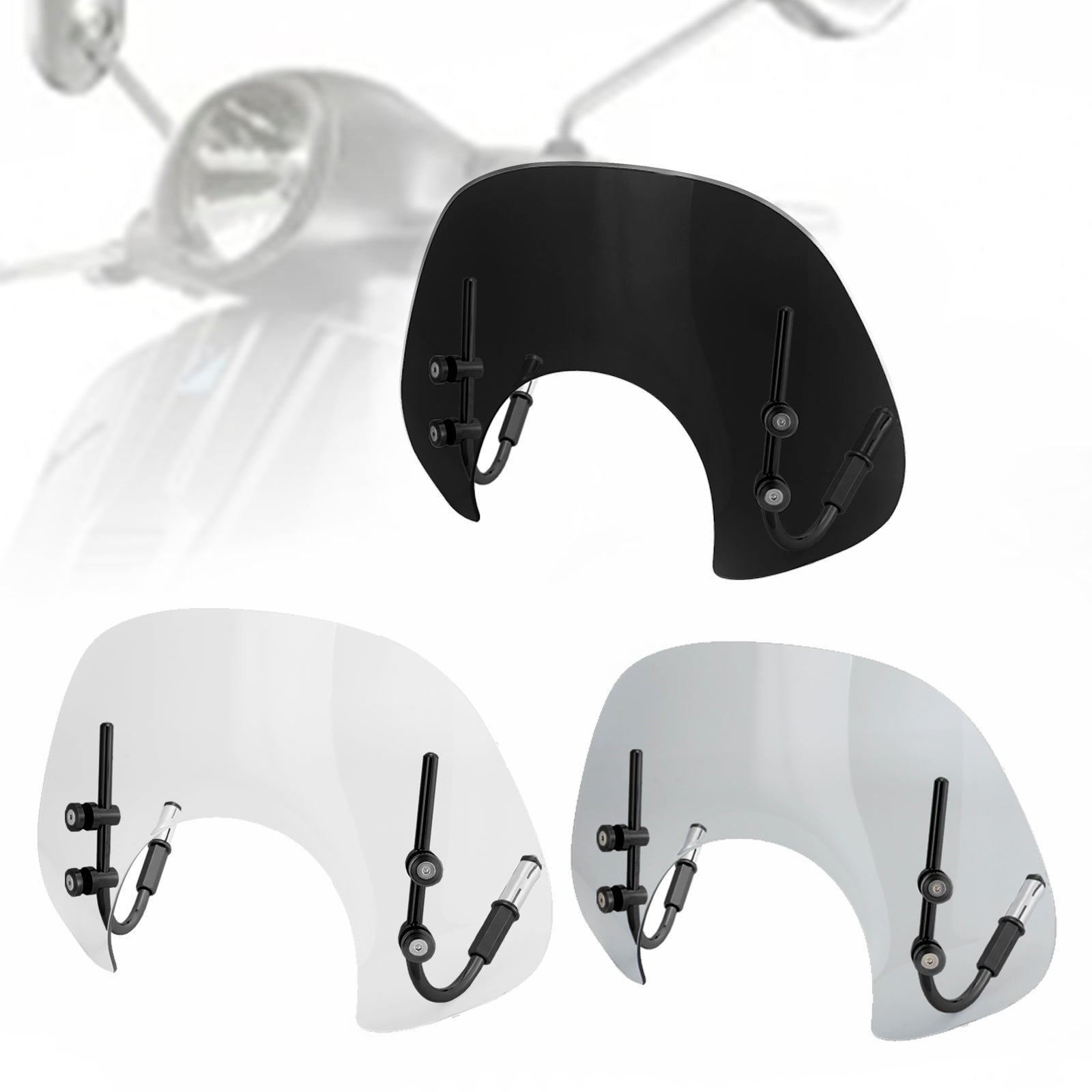 2017-2022 Vespa GTS250 GTS300 Short Windshield WindScreen