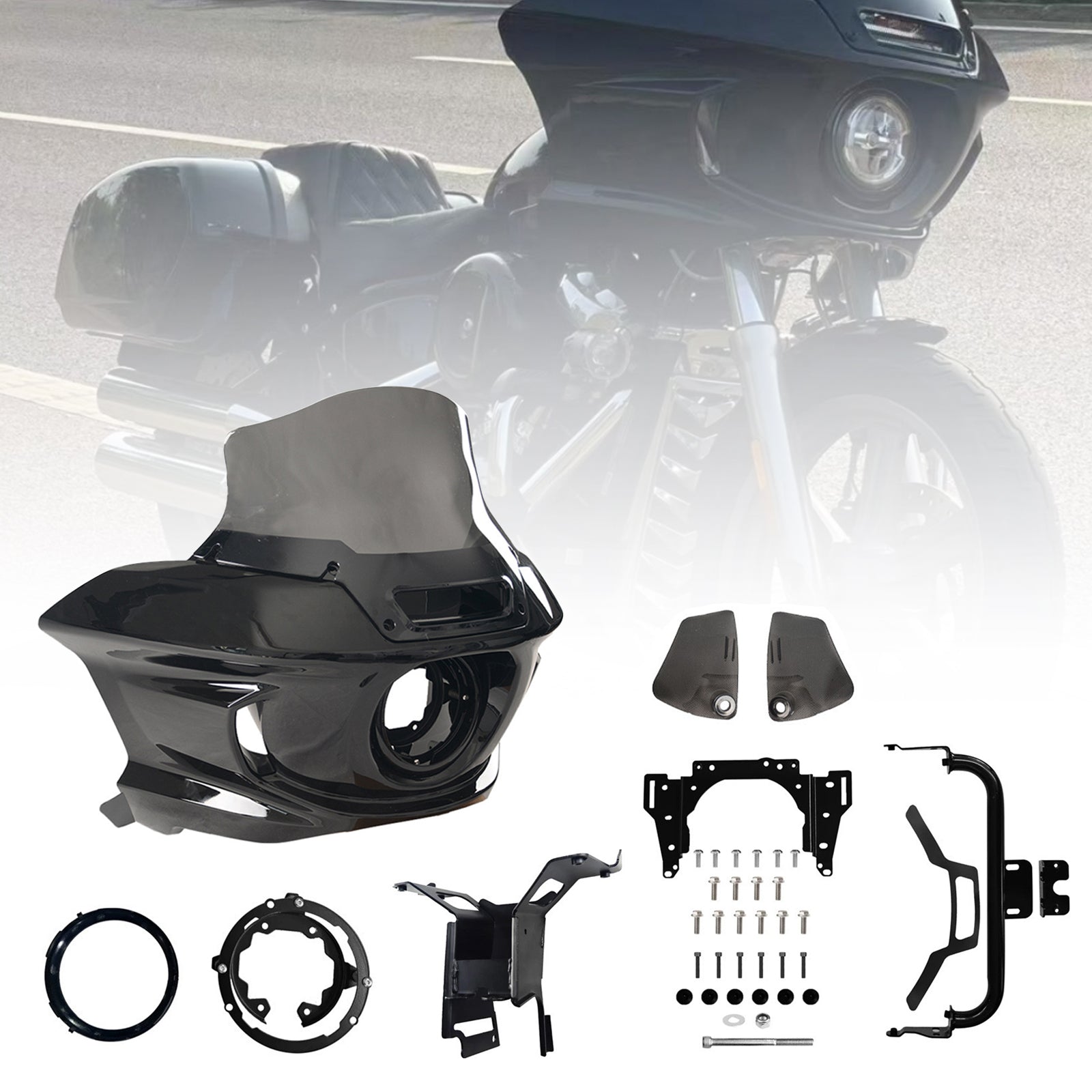 2018-2025 LOW RIDER/ S Headlight Fairing with 6.5" Windshield