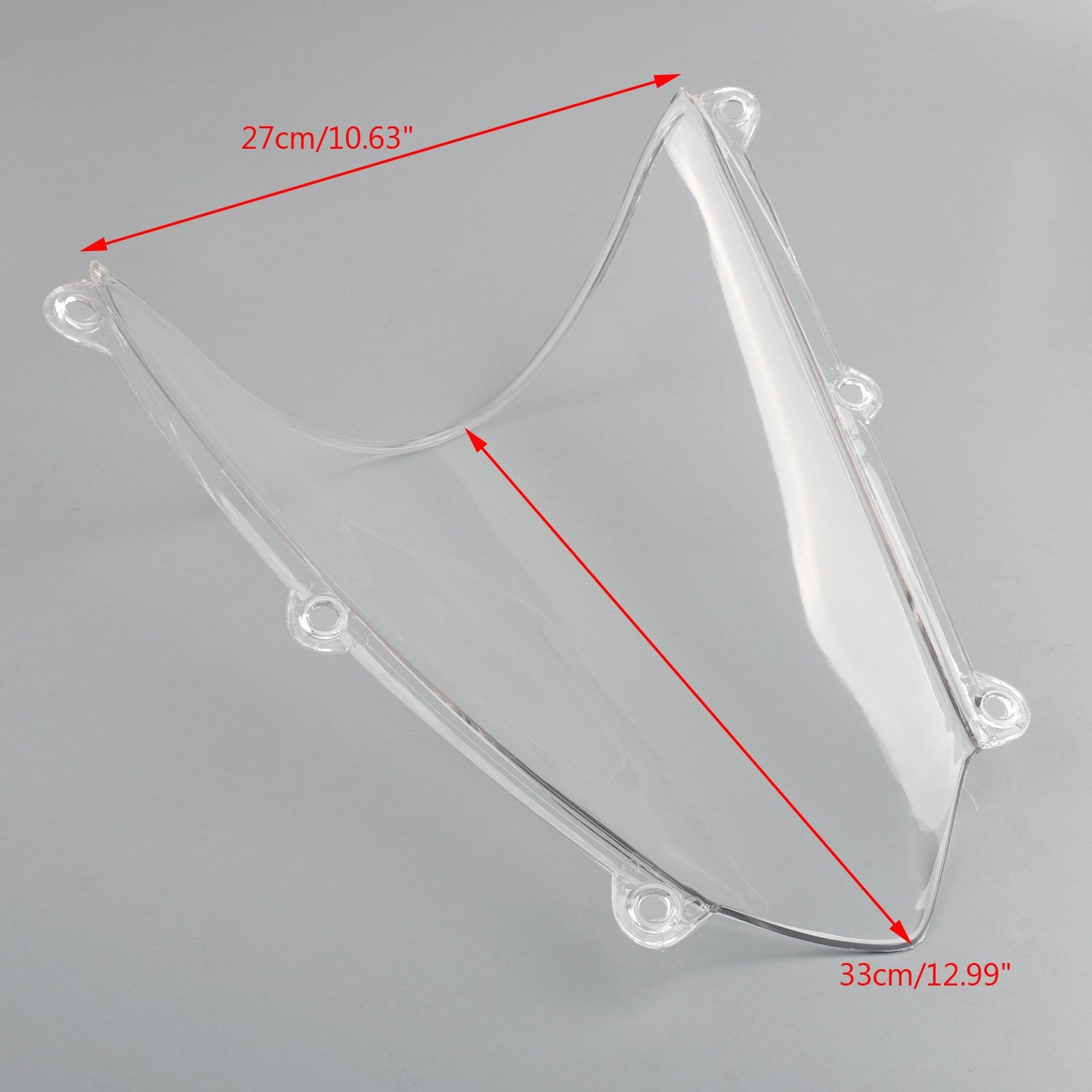 2007-2012 Honda CBR600RR Windshield WindScreen Double Bubble White