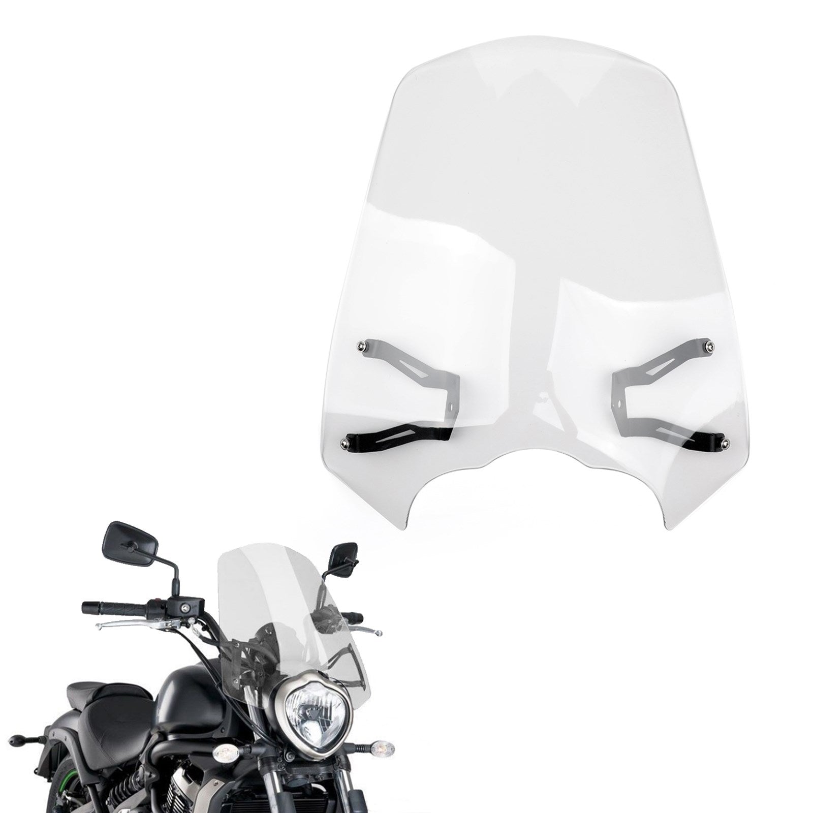 2015-2023 Kawasaki Vulcan S EN 650 Parabrisas con soporte