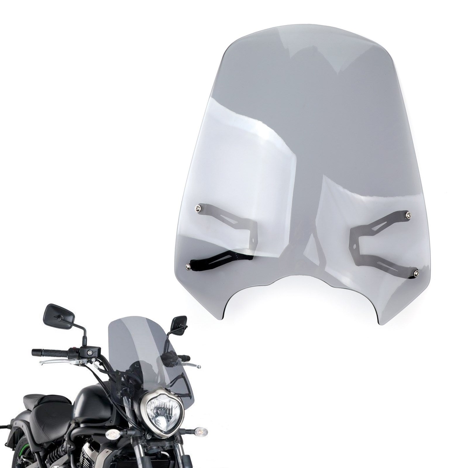 2015-2023 Kawasaki Vulcan S EN 650 Parabrisas con soporte