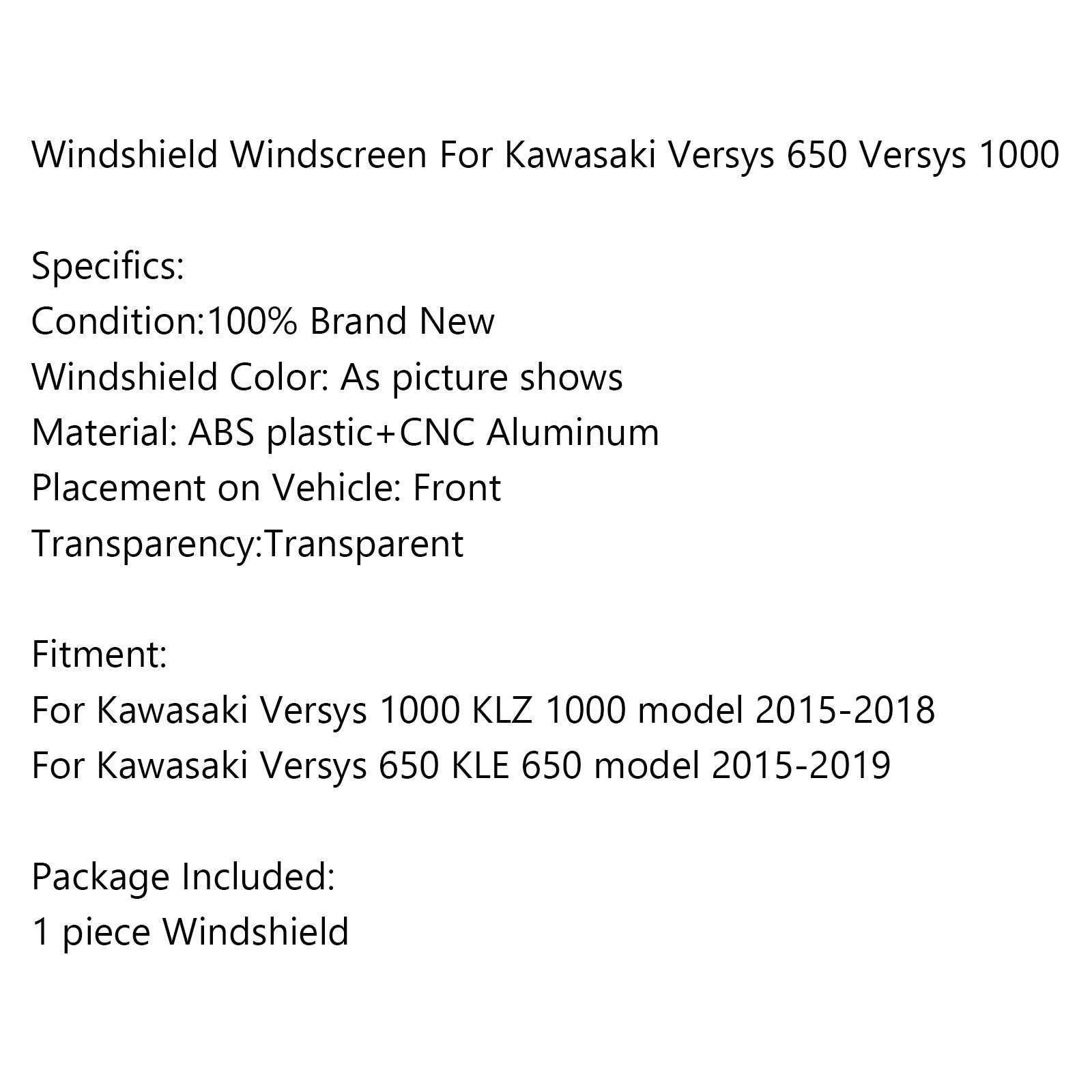 2015-2018 Kawasaki Versys 650 1000 KLE650 KLZ1000 frontrute frontrute
