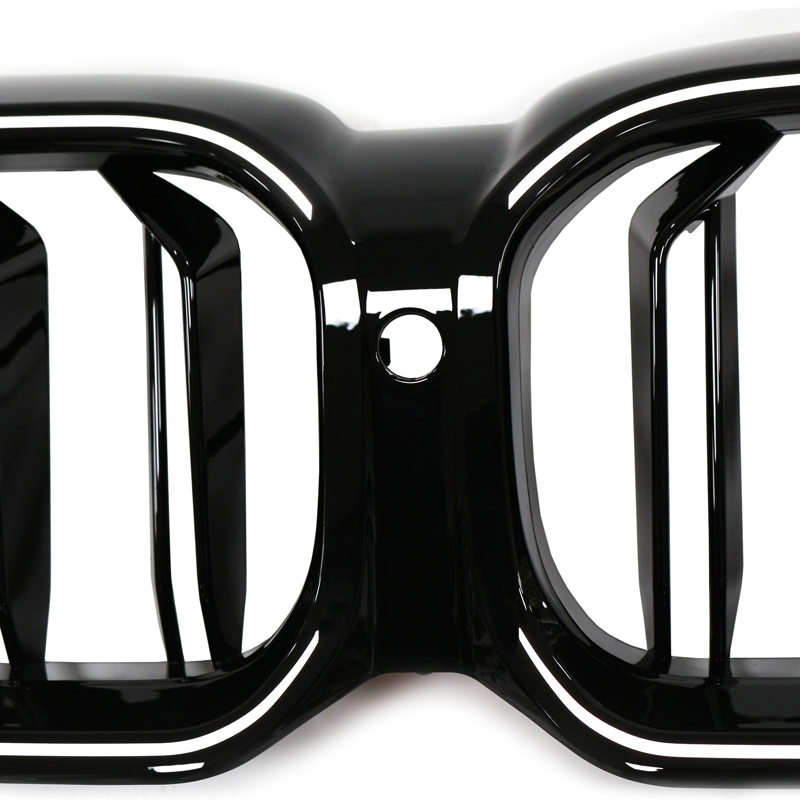 2021-2024 BMW 5 Série G30 G38 Double latte avant de la calandre Gloss Black