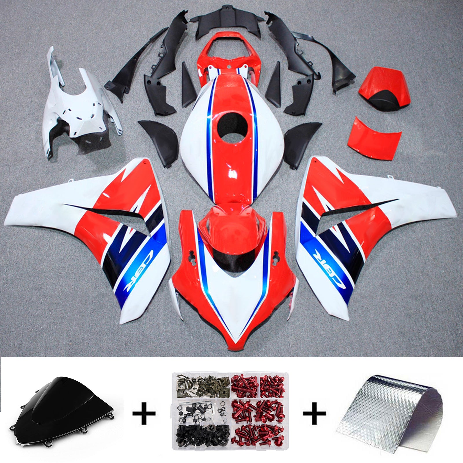 Injection Fairing Kit Bodywork Plastic ABS For Honda CBR1000RR 2008-2011
