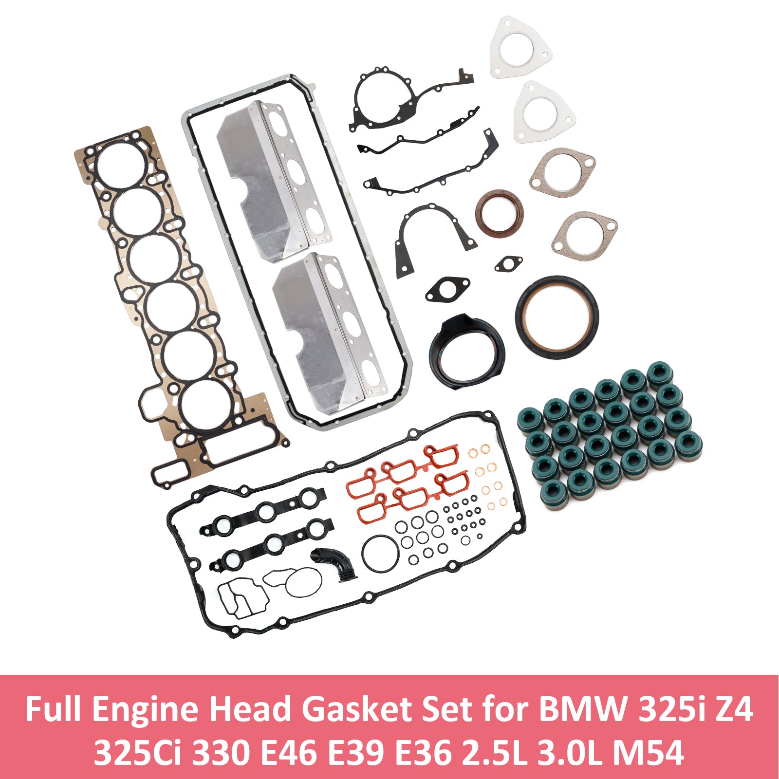 Full Engine Head Gasket Set for BMW 325i Z4 325Ci 330 E46 E39 E36 2.5L 3.0L M54