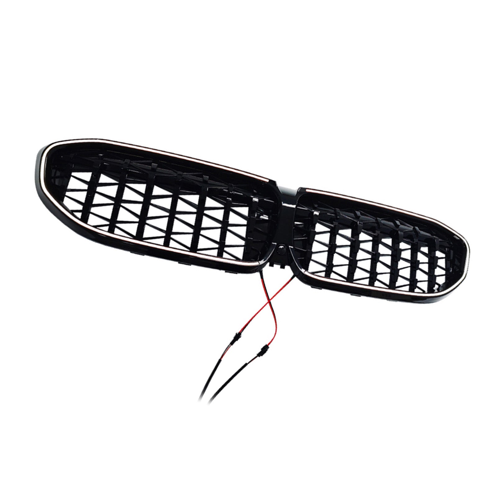 Diamond Kidney Grille Grill 51138072085 Fit BMW 3 Series G20 2019-2022 Black