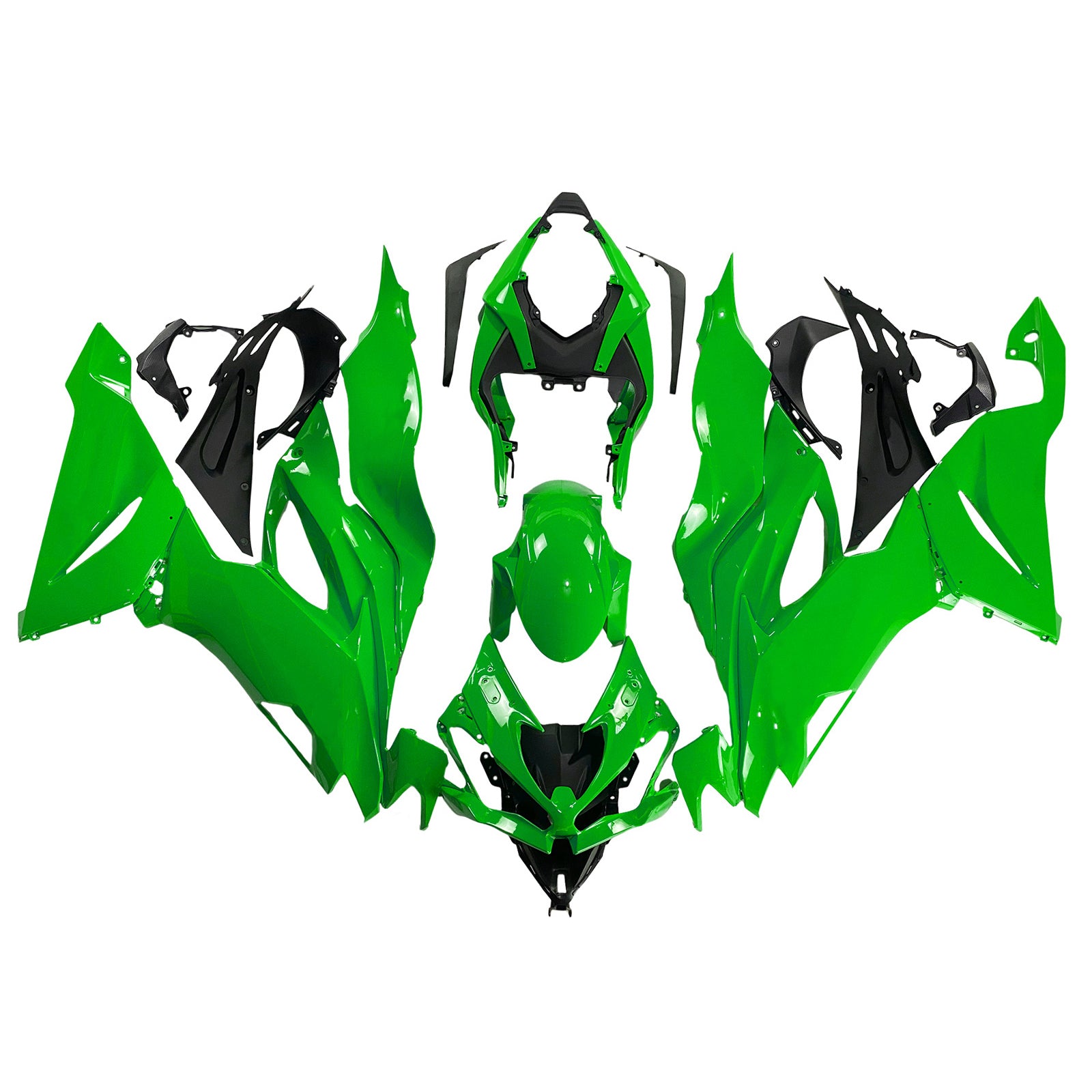 Injection Fairing Kit Bodywork Plastic ABS fit For Kawasaki ZX6R 2019-2023