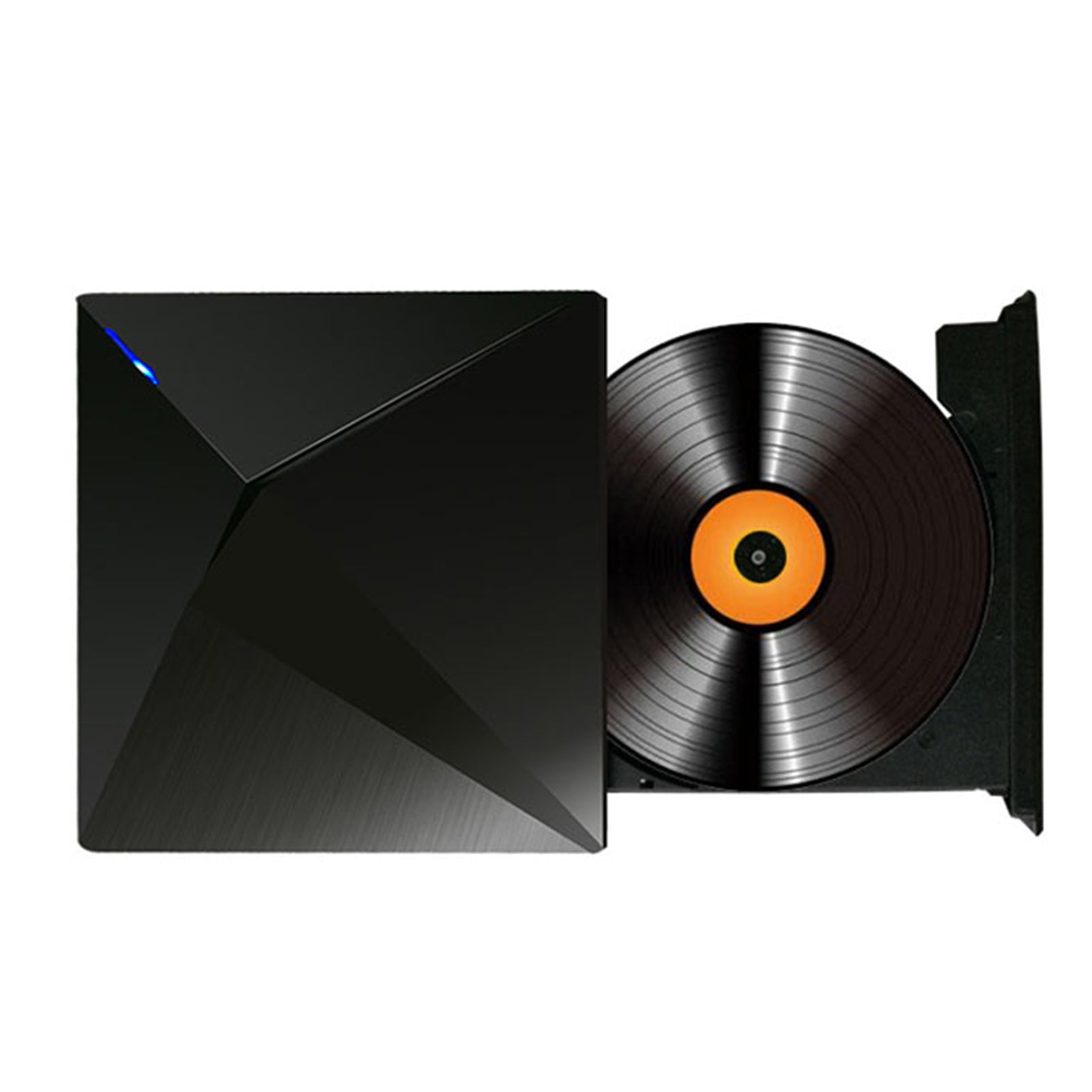 Ultra-Thin DVD RW CD ekstern optisk stasjon bærbar type-c USB bærbar PC BLK