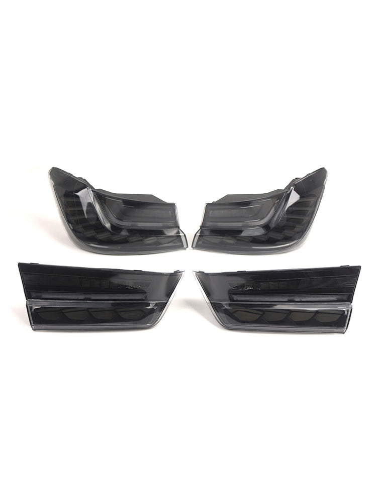 2019-2024 BMW radu 3 G20 G28 G80 M3 L&Zadné svetlá R s dymovými LED diódami