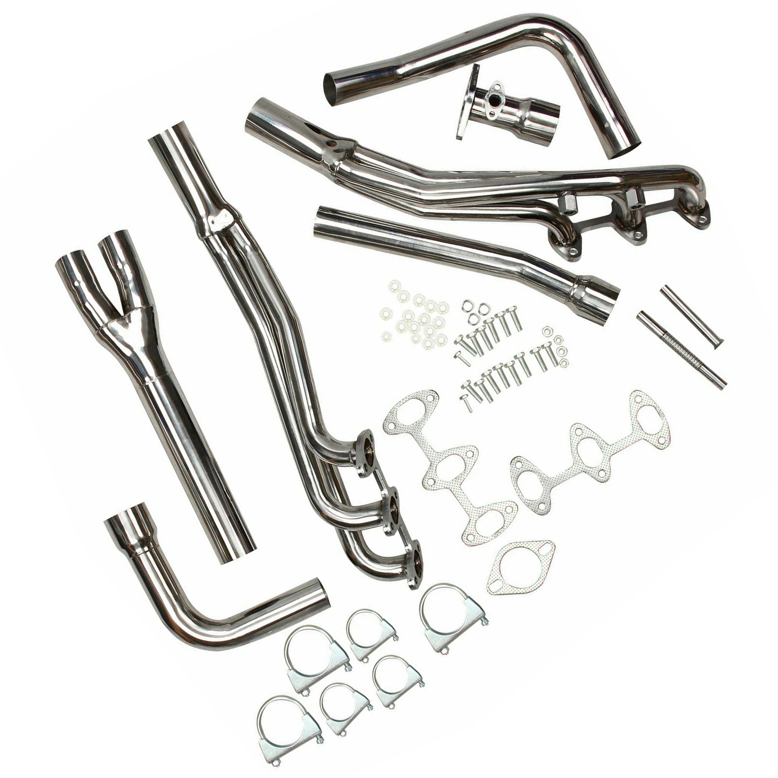 Los cabezales del colector de escape de acero inoxidable se ajustan a la camioneta Toyota 4Runner 1988-1995 3.0L V6