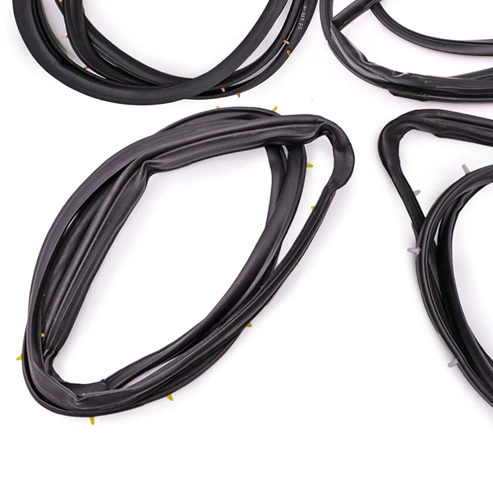 1998-2005  Nissan D22 Frontier 4Dr Double Cab 4PCS Front Rear Door Rubber Seal Weatherstrip 80831-2S400