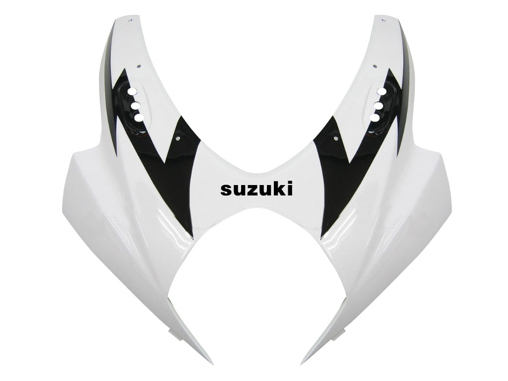 2007-2008 Suzuki GSXR 1000 White & Black GSXR Racing Fairings Generic