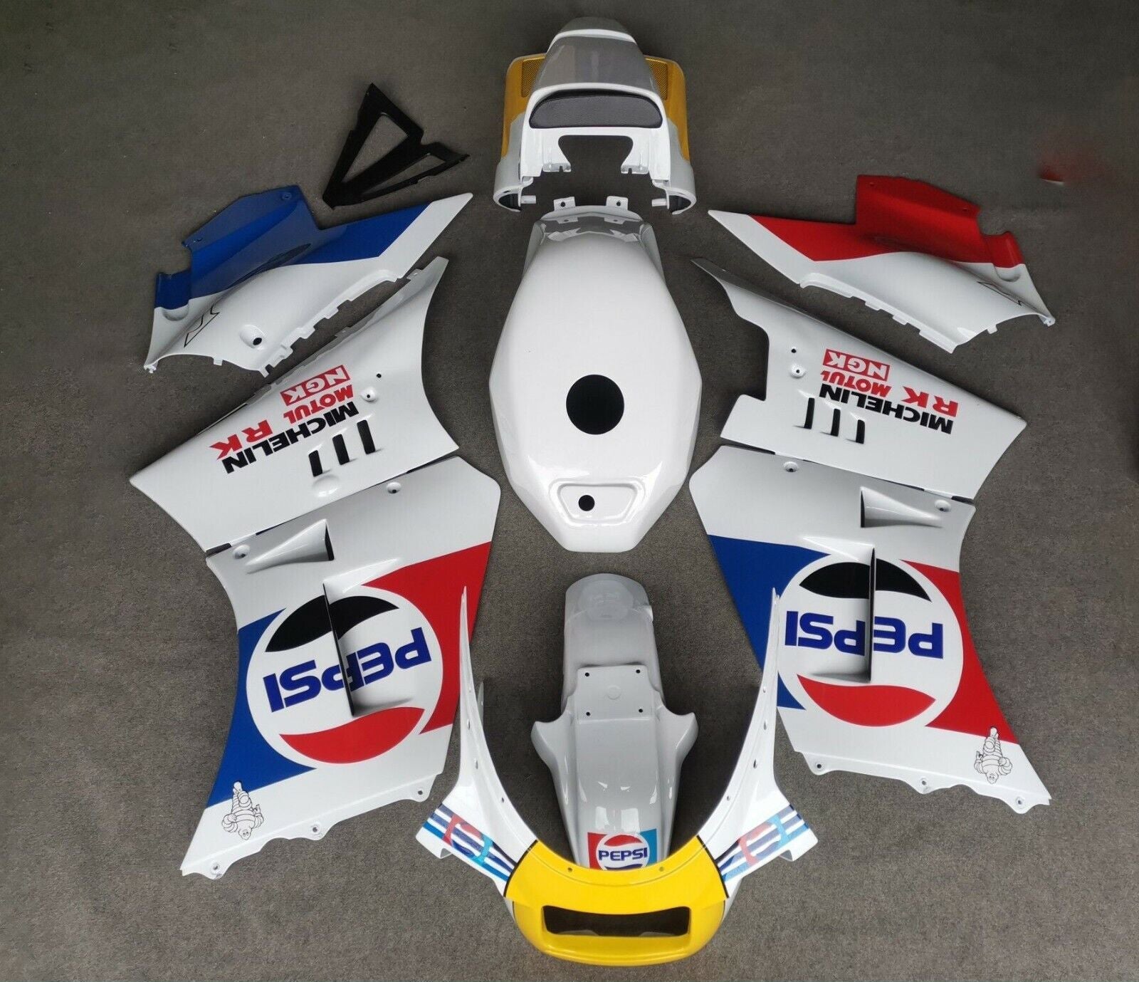 1984-1987 SUZUKI RG500 RG400 Gamma Amotopart Injection Kit de carénage Bodywork ABS # 104