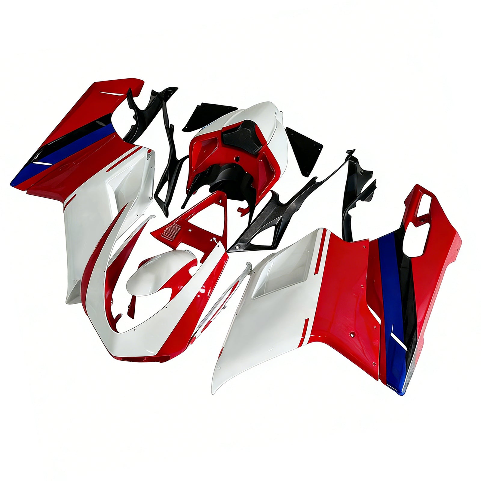 Injection Fairing Kit Bodywork Plastic ABS fit For Ducati 1098/1198/848 2007-2011