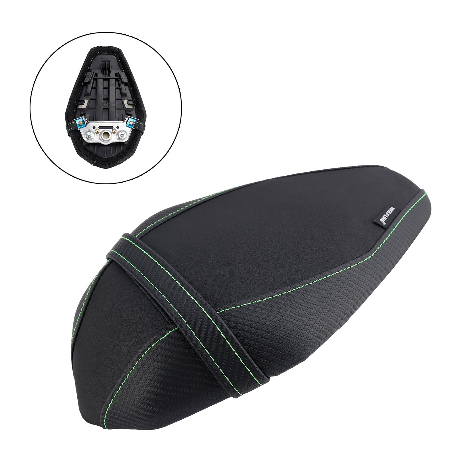 2021-2023 KAWASAKI ZX-10R/RR Rear Passenger Seat Cushion Pu Pillion Flat G-Stitch
