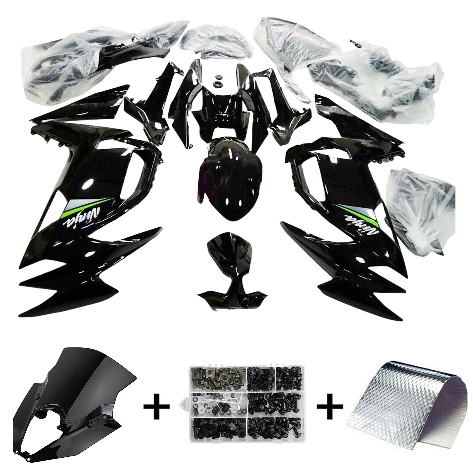 2020-2023 Kawasaki ER-6F Ninja650 Injection Fairing Kit Bodywork ABS