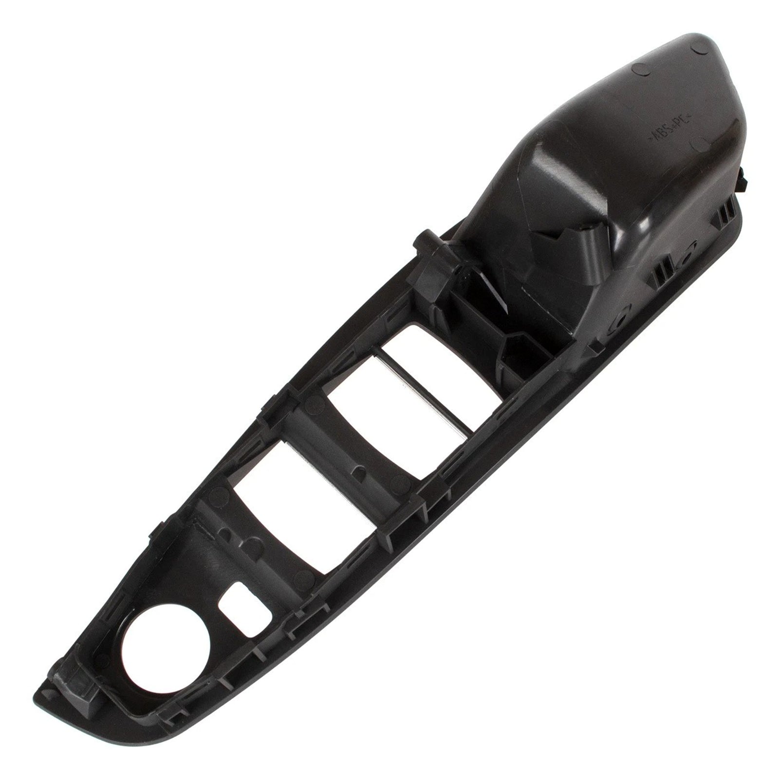 7x Zwart Binnendeurpaneel Handvat Pull Trim Cover Voor BMW 5 Serie F10 F11 10-16