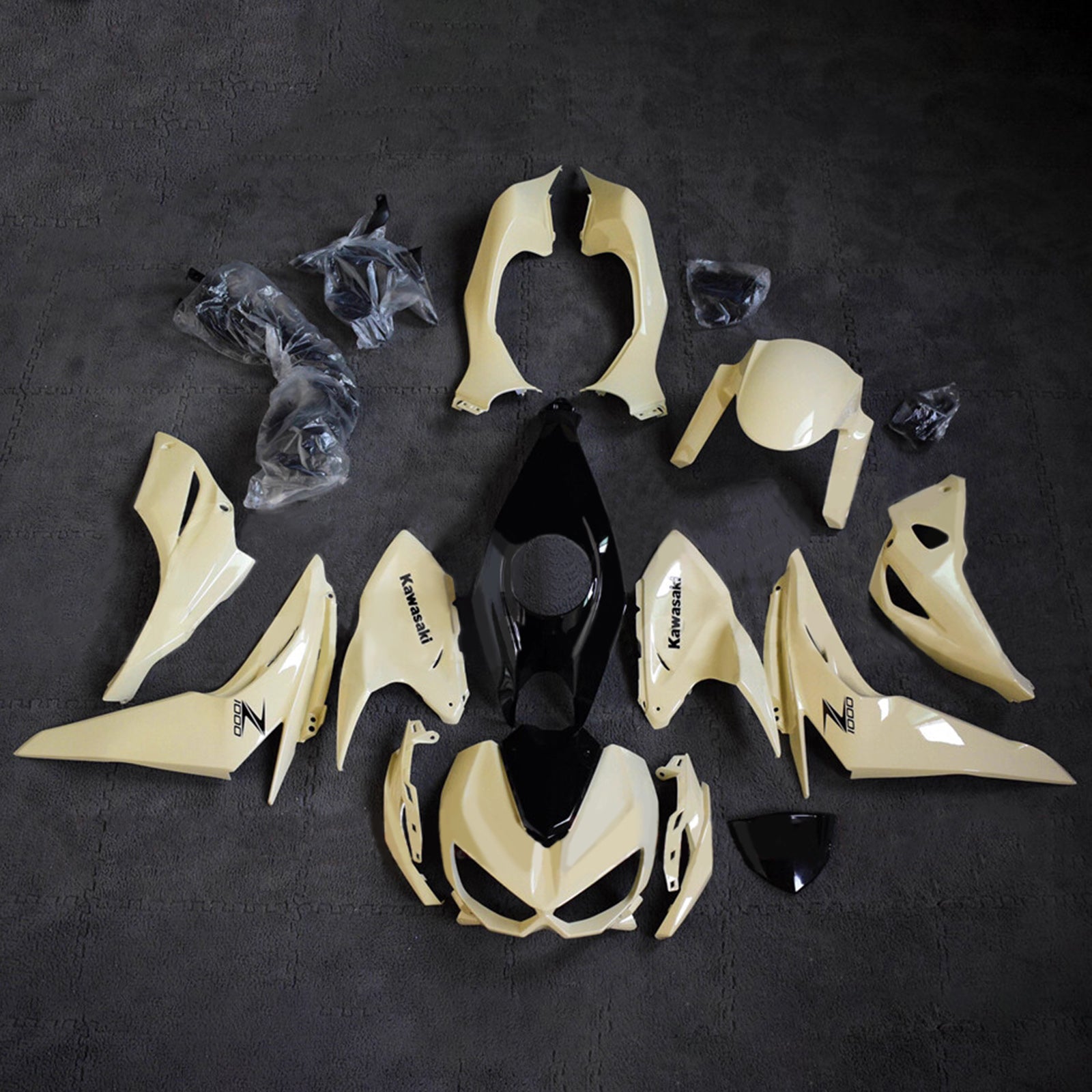 Injection Fairing Kit Bodywork Plastic ABS fit For Kawasaki Z1000 2014-2017