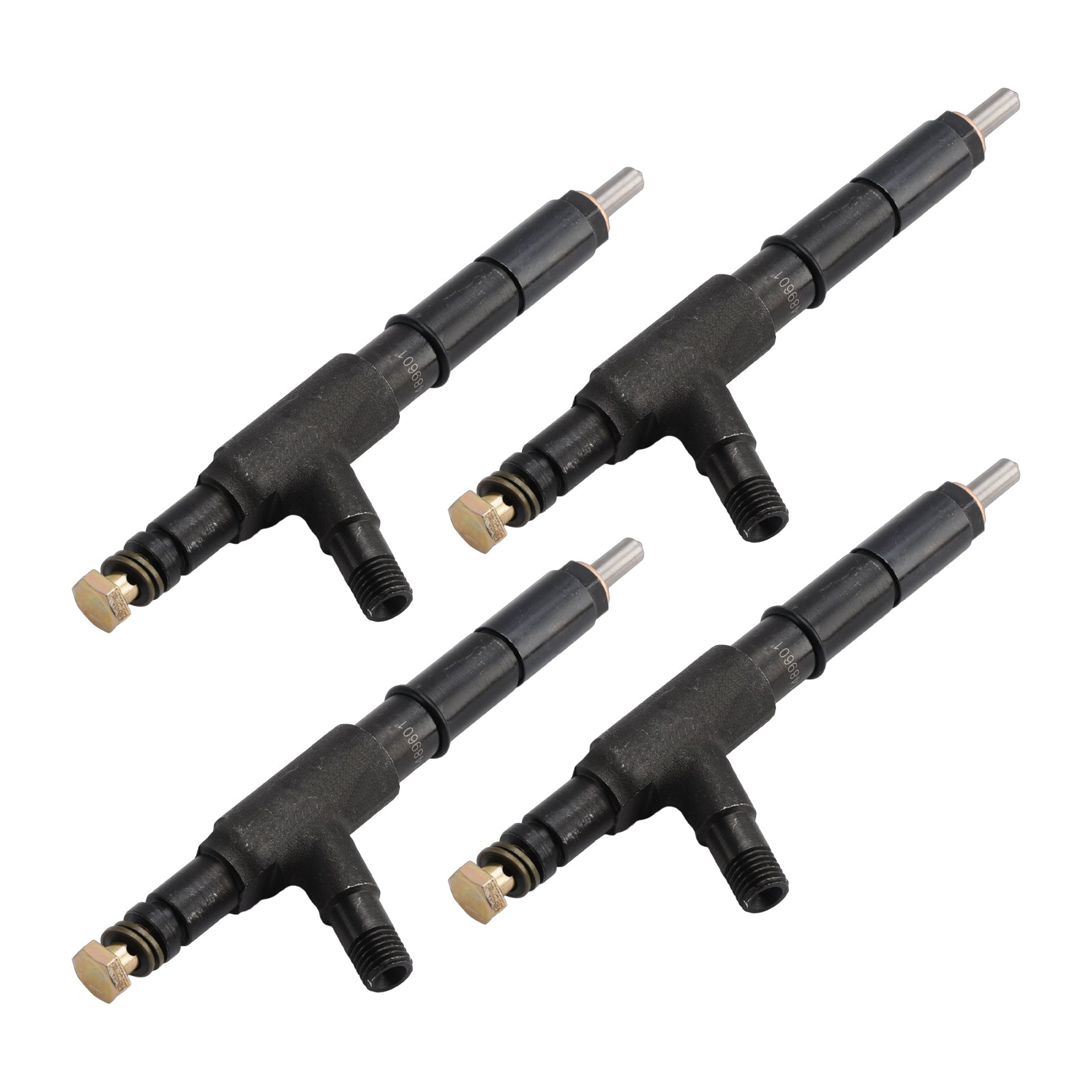 For Isuzu Engine 4HE1 4.8L 4HG1T 4.6L Truck NPR 4PCS Fuel Injector 8-97148-961-1