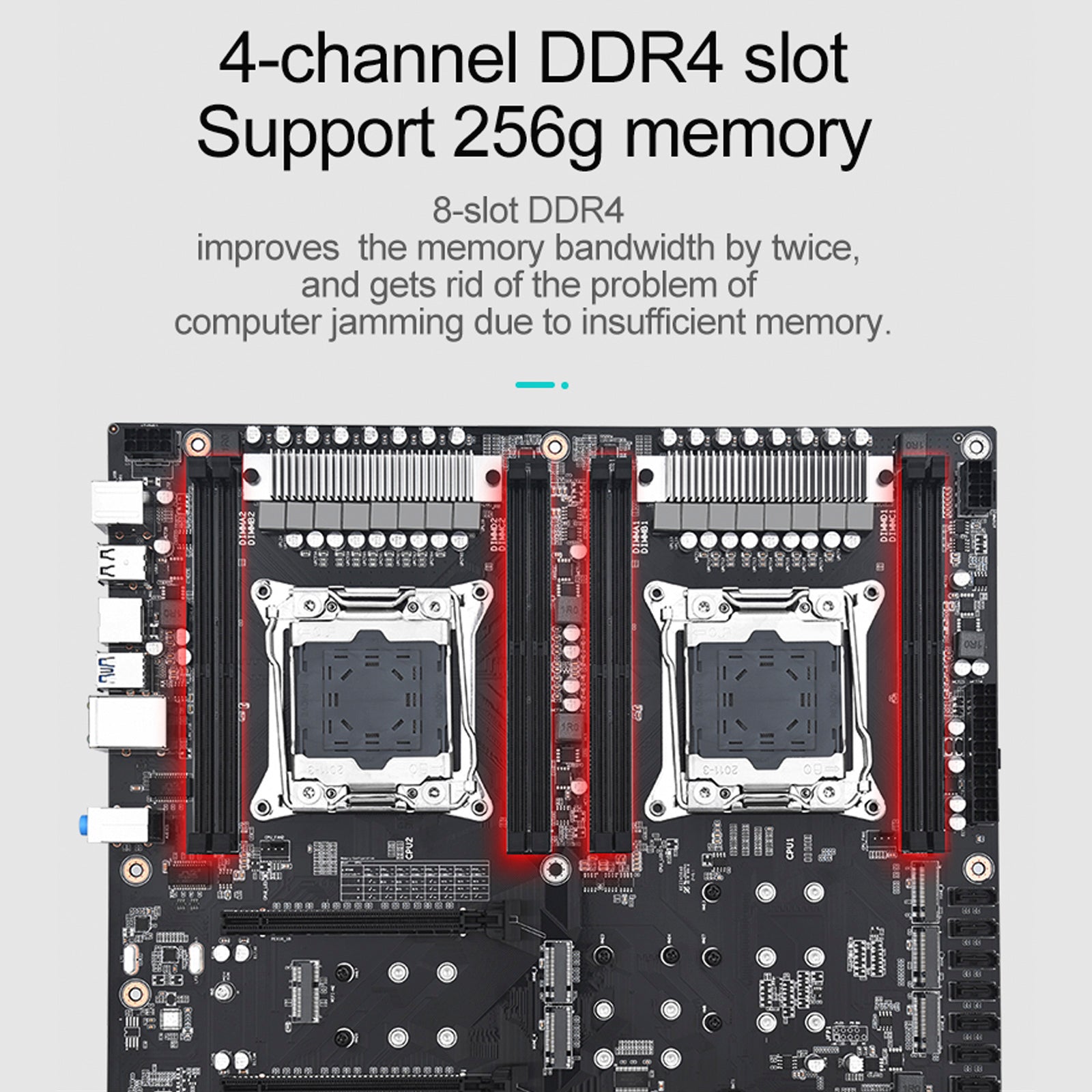 X99 Dual-Channel Motherboard Pro Desktop Computer Motherboard LGA2011-3 V3/V4